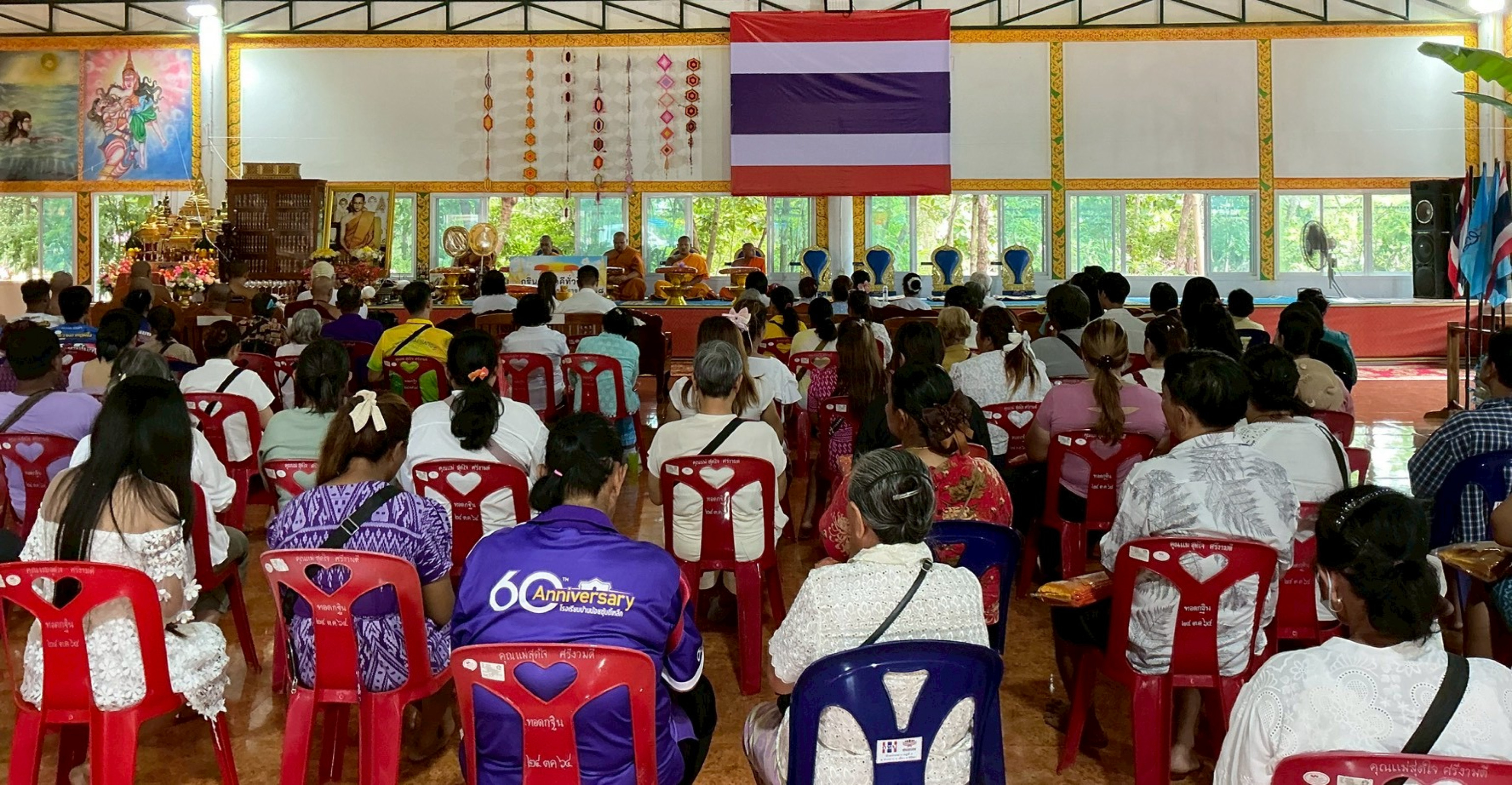 ภาพร่วมพิธีกรรมวัดบ้านใหม่ทองประเสริฐ