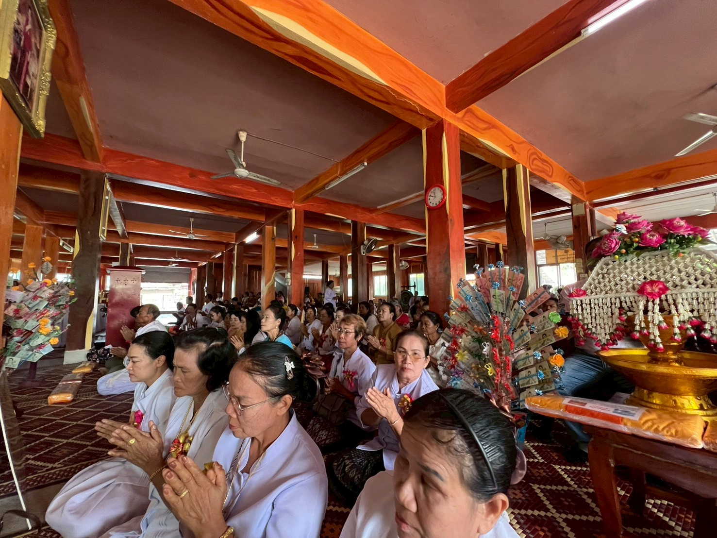 ภาพกล่าวคำถวายกฐินวัดศรีสะอาดนามน