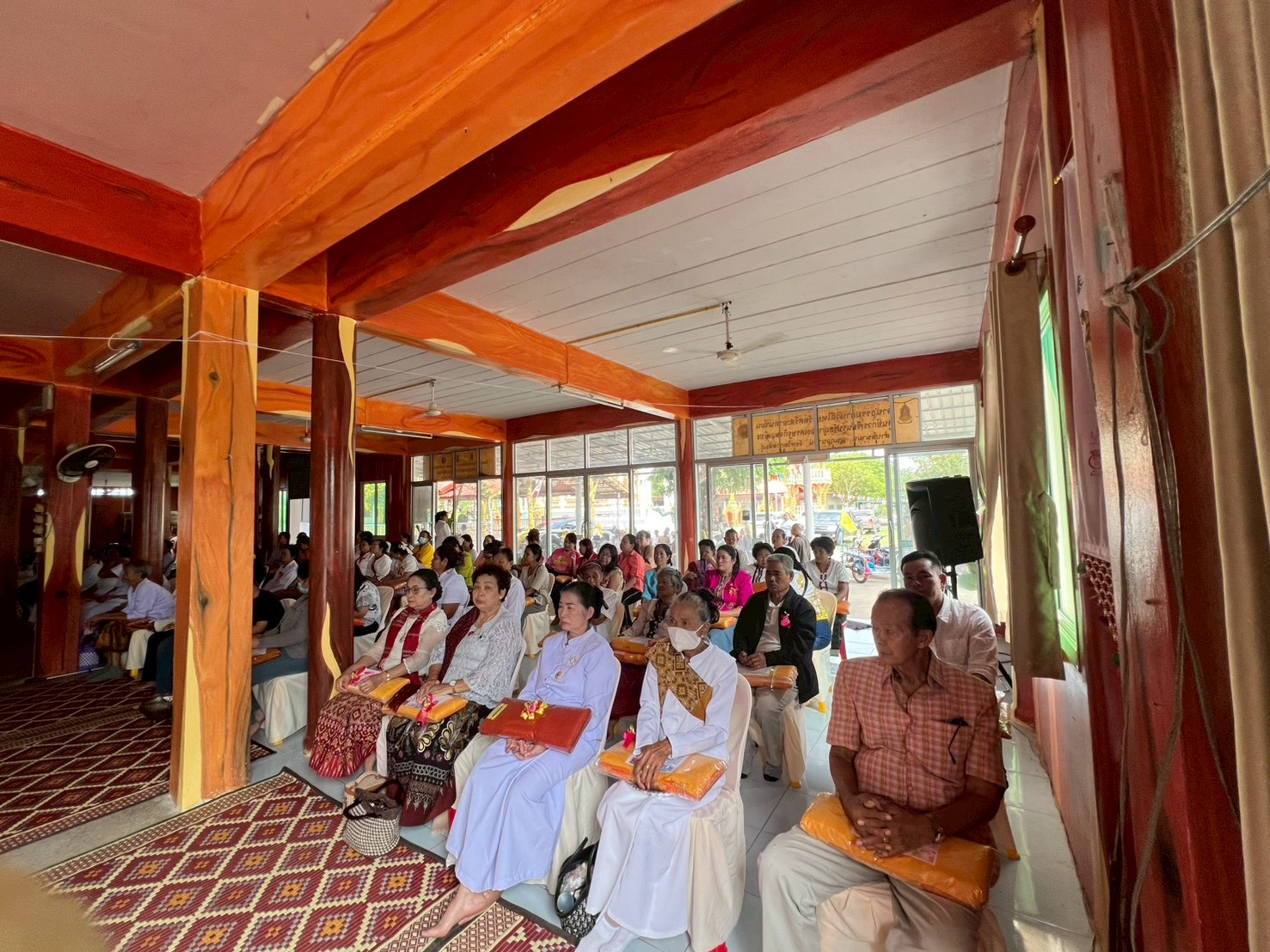 ภาพร่วมพิธีกรรมวัดศรีสะอาดนามน