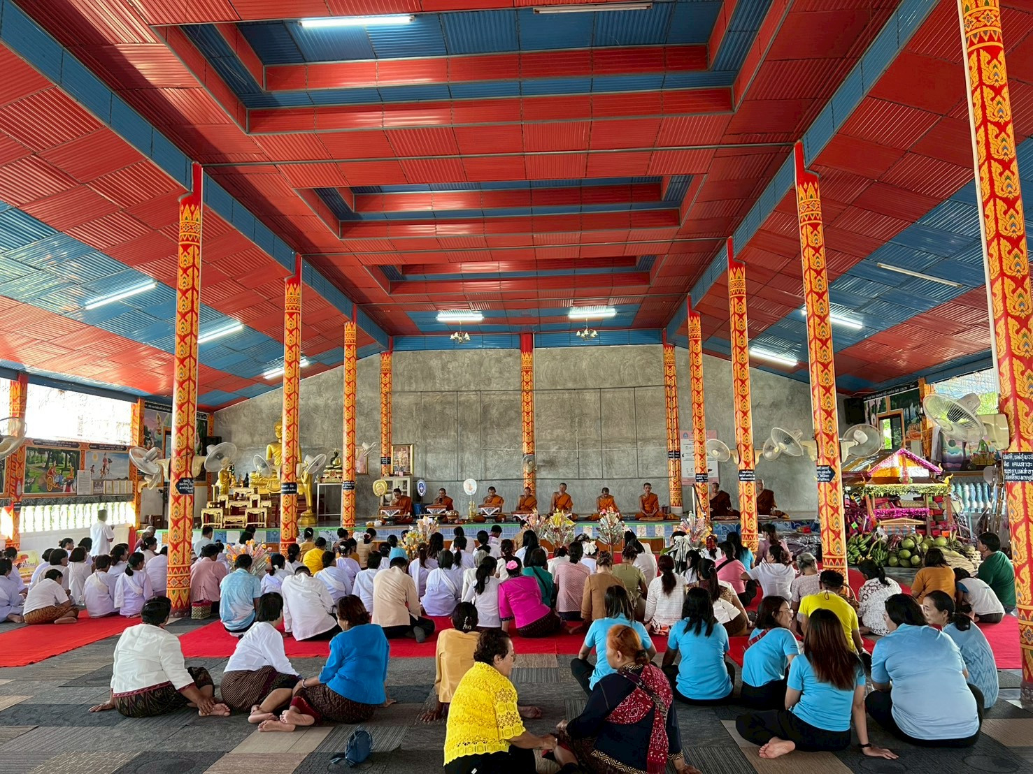 ภาพร่วมพิธีกรรมวัดโพธิ์ชัยวนาราม