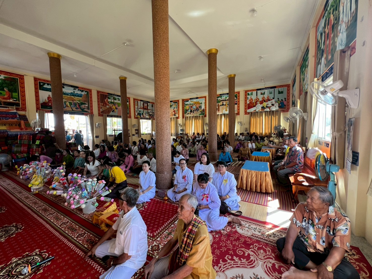 ภาพกล่าวคำถวายกฐินวัดศรีสุมังคลาราม