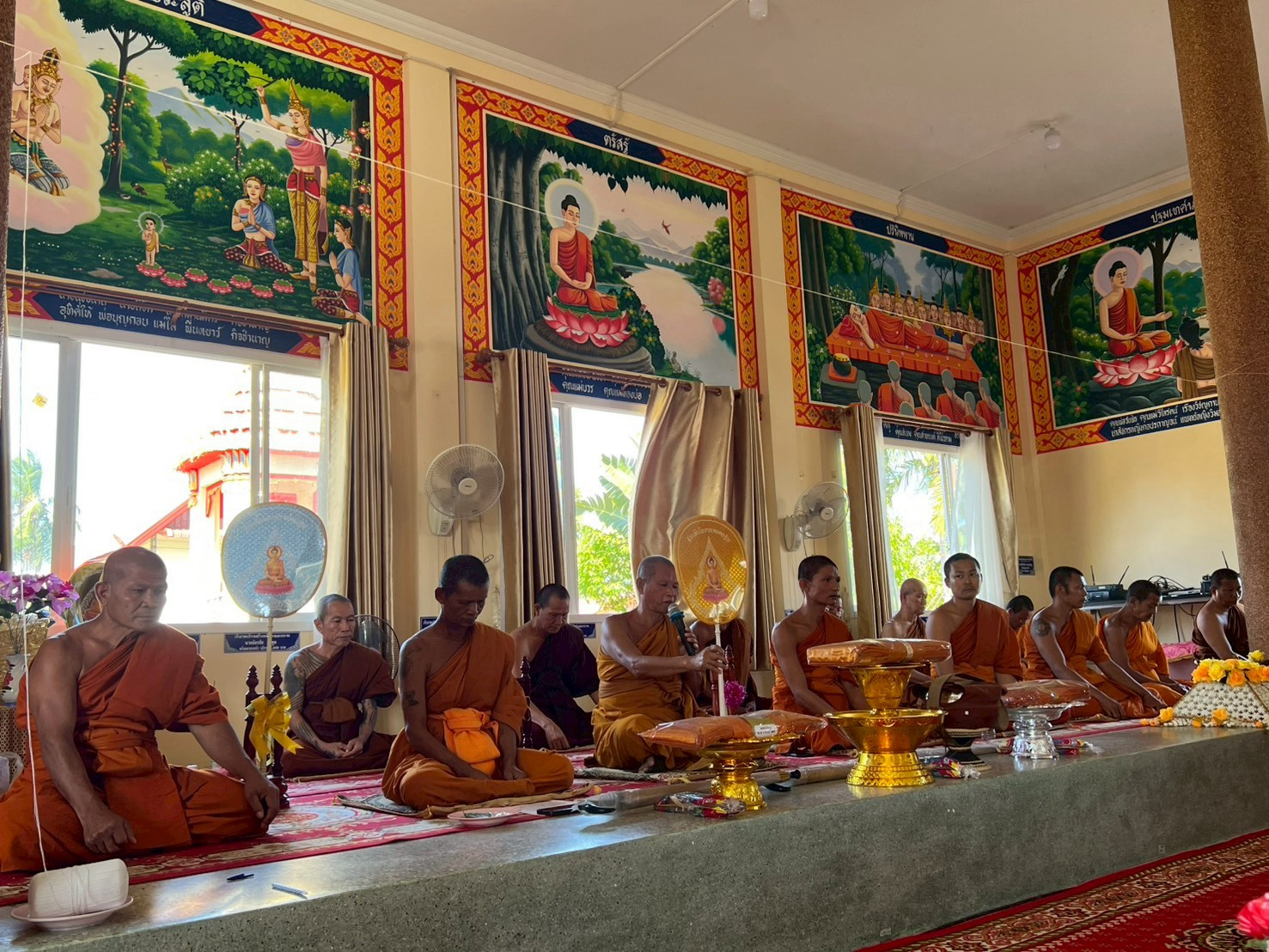 ภาพร่วมพิธีกรรมวัดศรีสุมังคลาราม
