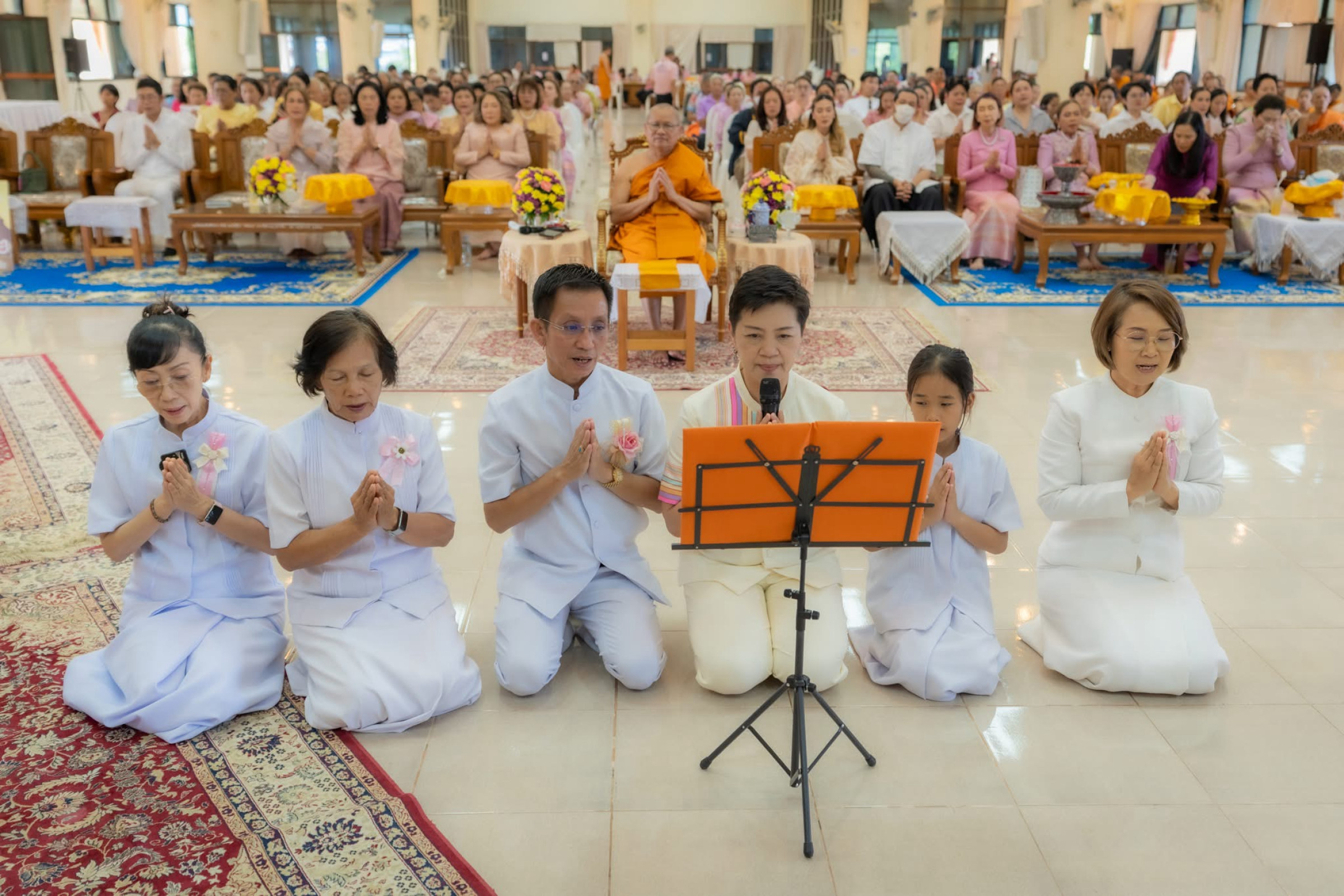 ภาพกล่าวคำถวายกฐินมหาวิทยาลัยมหาจุฬาลงกรณราชวิทยาลัย วิทยาเขตนครราชสีมา