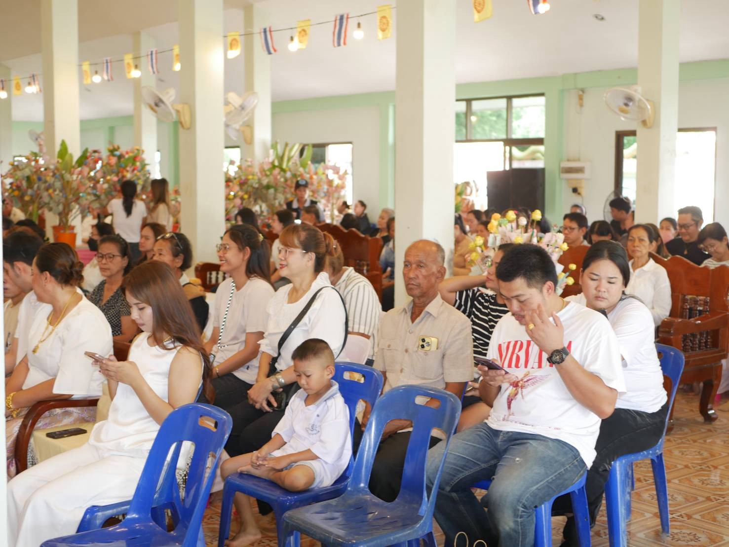 ภาพร่วมพิธีกรรมวัดท่าพุราษฏร์บำรุง