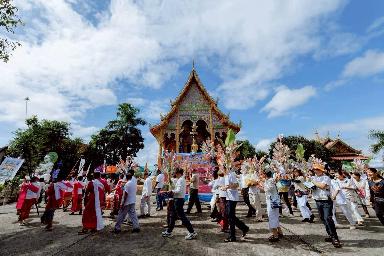 ภาพร่วมพิธีกรรมวัดศรีวังมูล