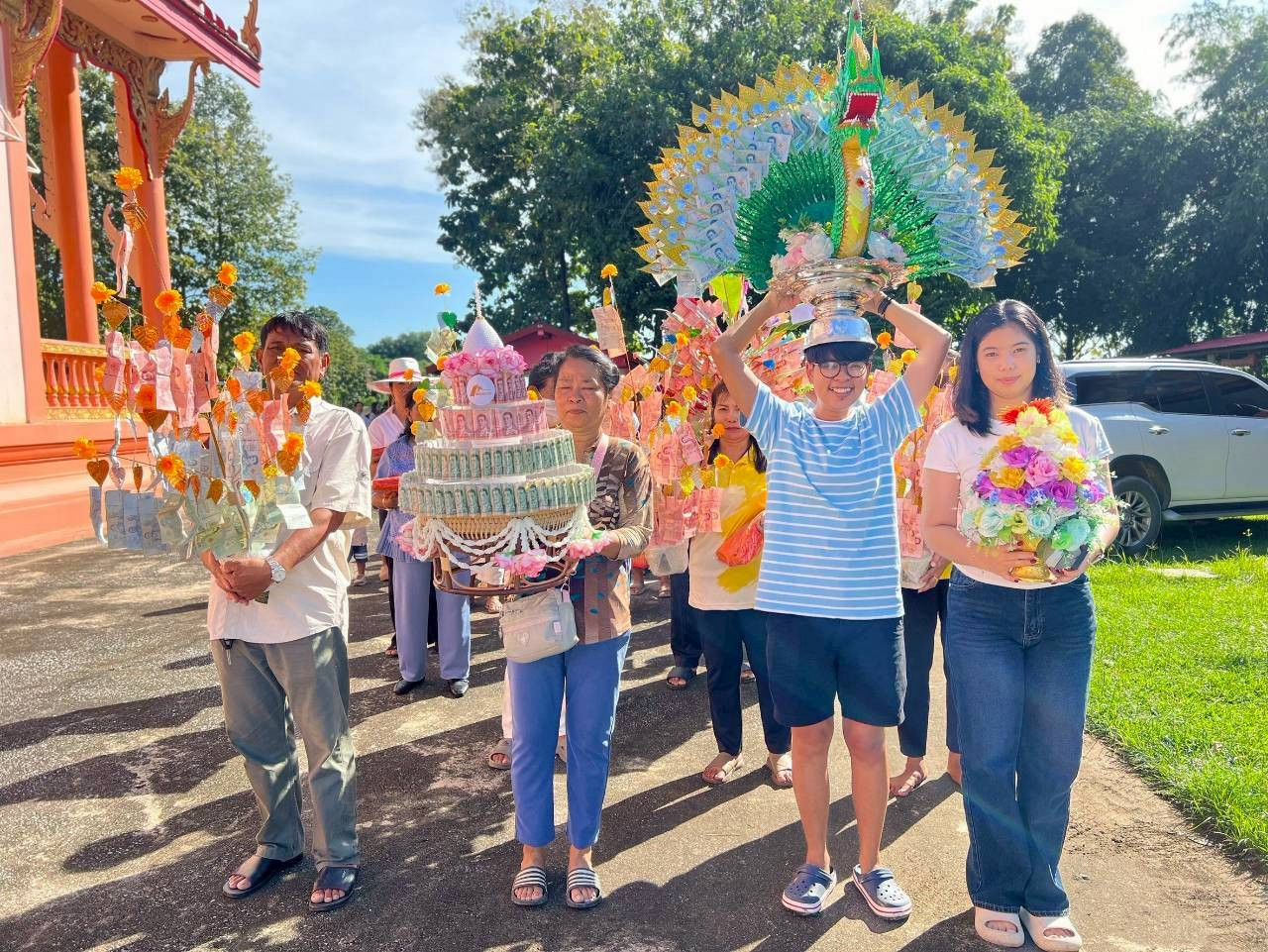 ภาพร่วมพิธีกรรมวัดผ่องนพาราม
