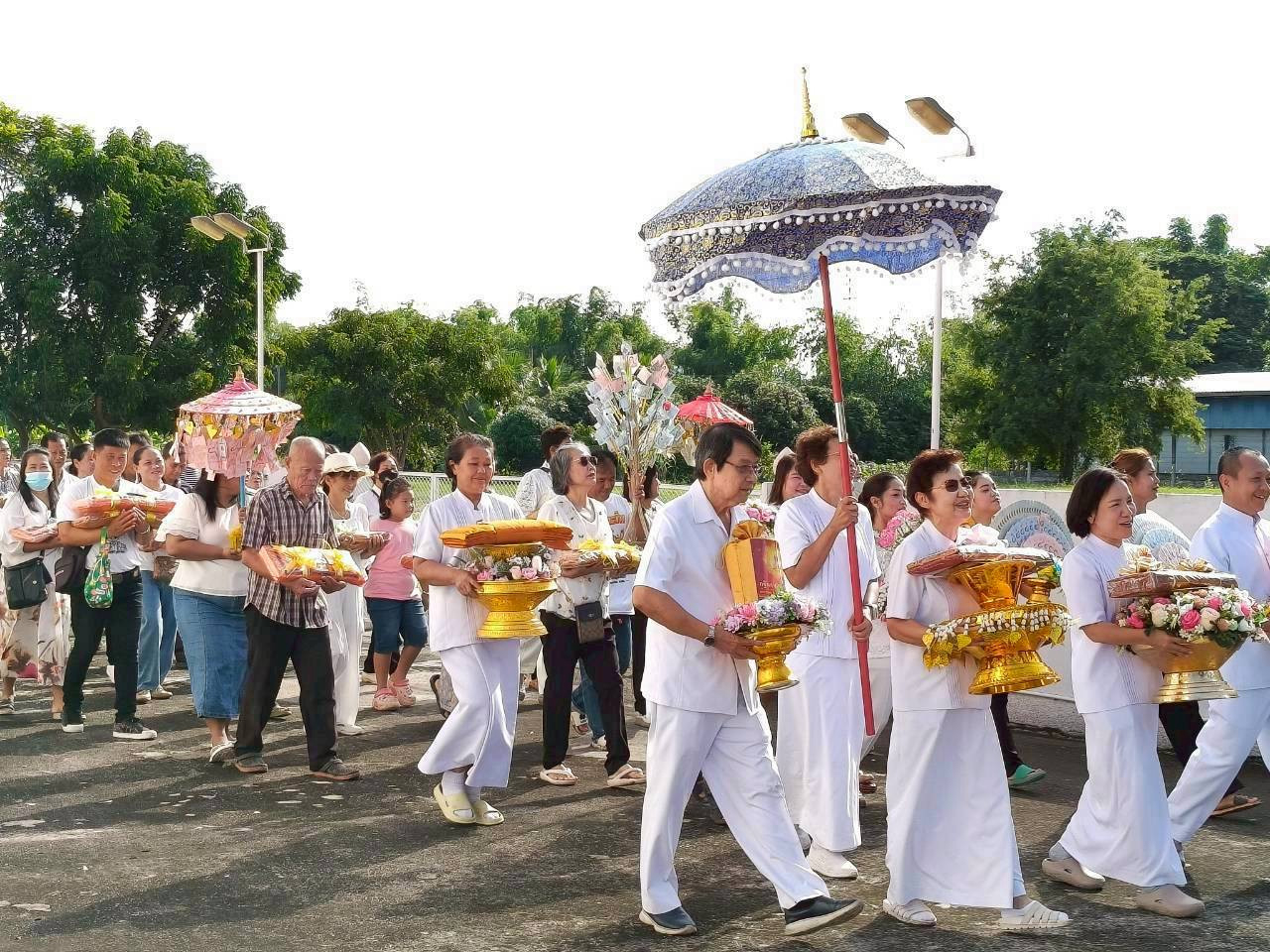 ภาพร่วมพิธีกรรมวัดวังสำโรง