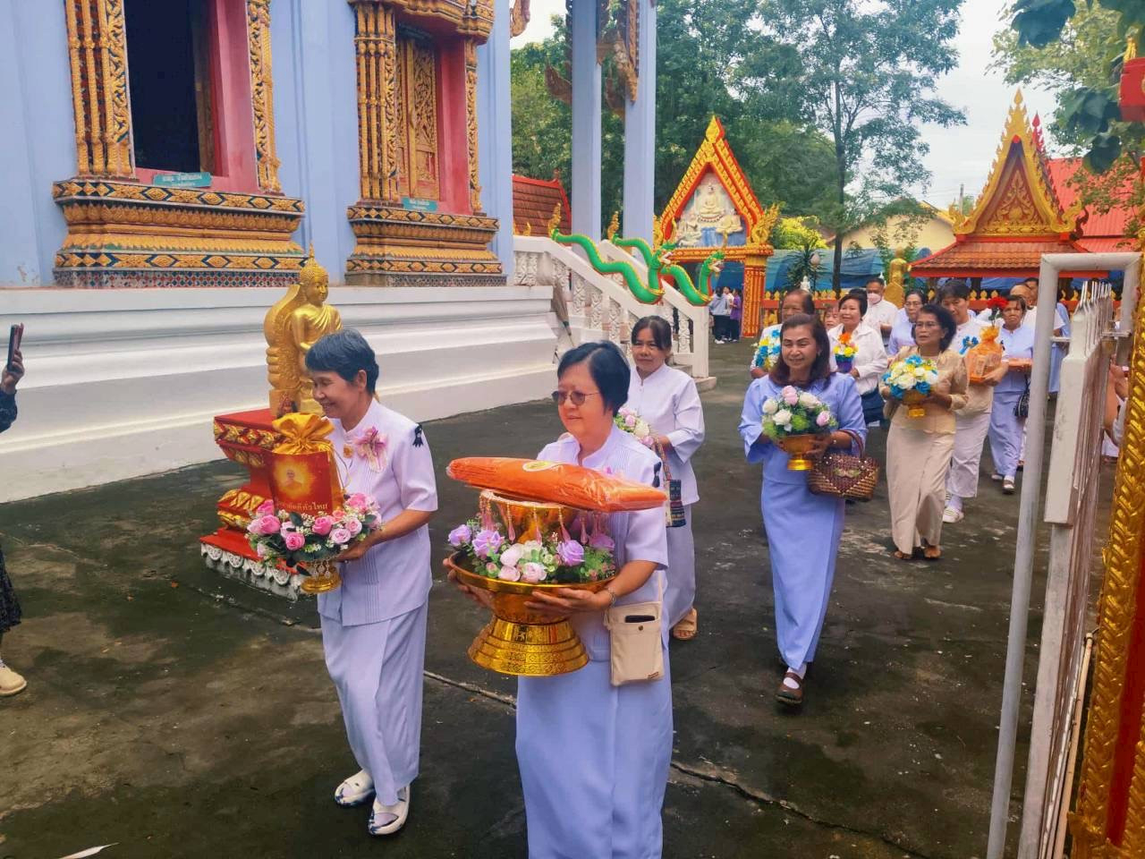 ภาพร่วมพิธีกรรมวัดศรีษะกระบือ