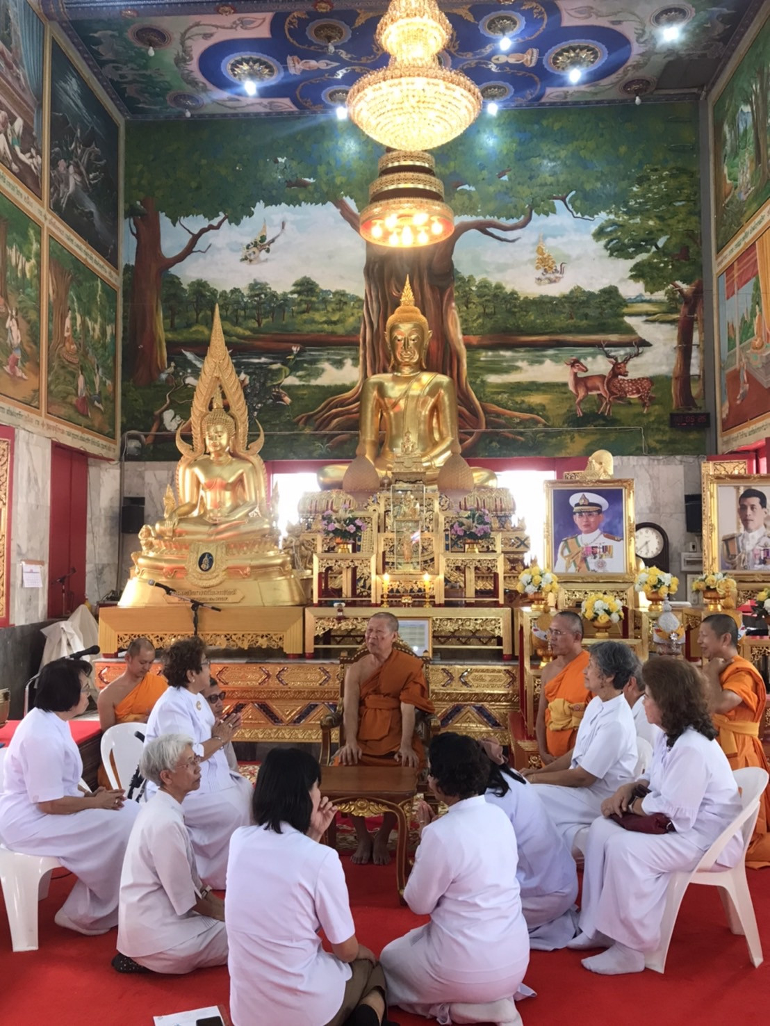 ภาพร่วมพิธีกรรมวัดไชยชุมพลชนะสงคราม