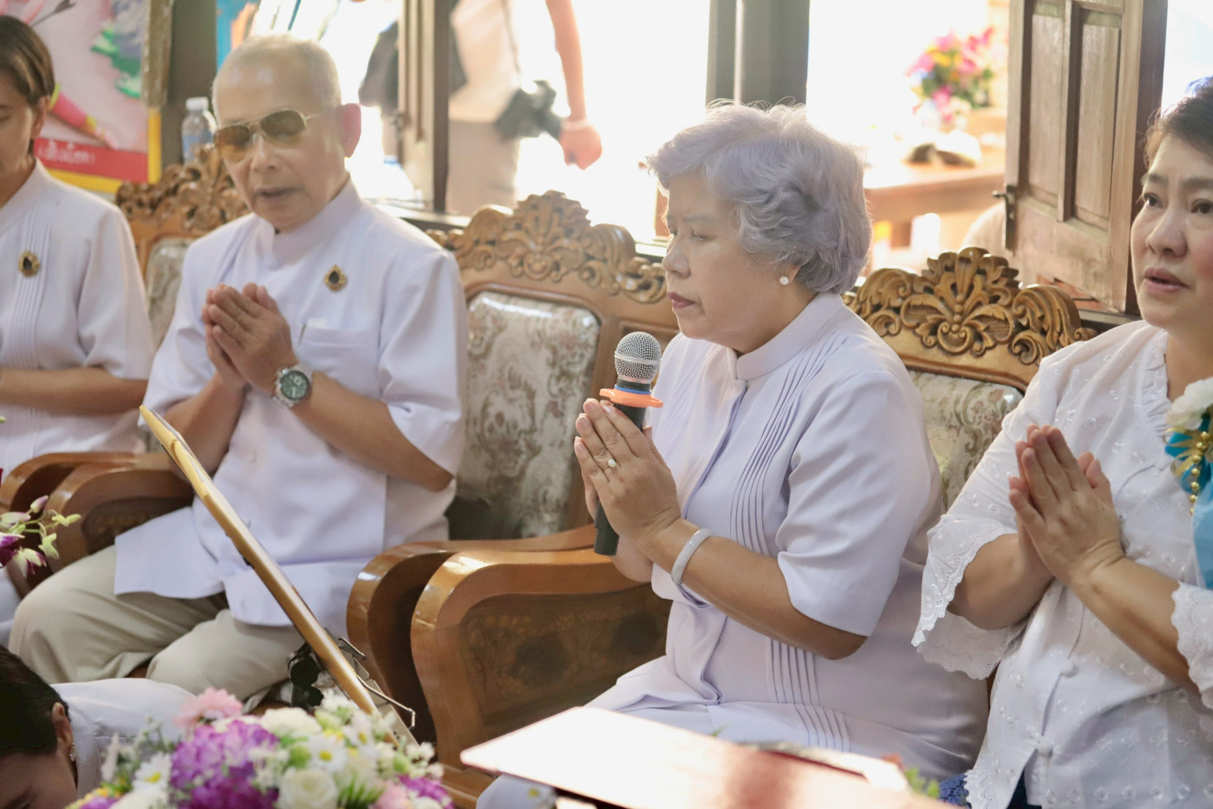 ภาพกล่าวคำถวายกฐินวัดถ้ำปุ่มถ้ำปลา