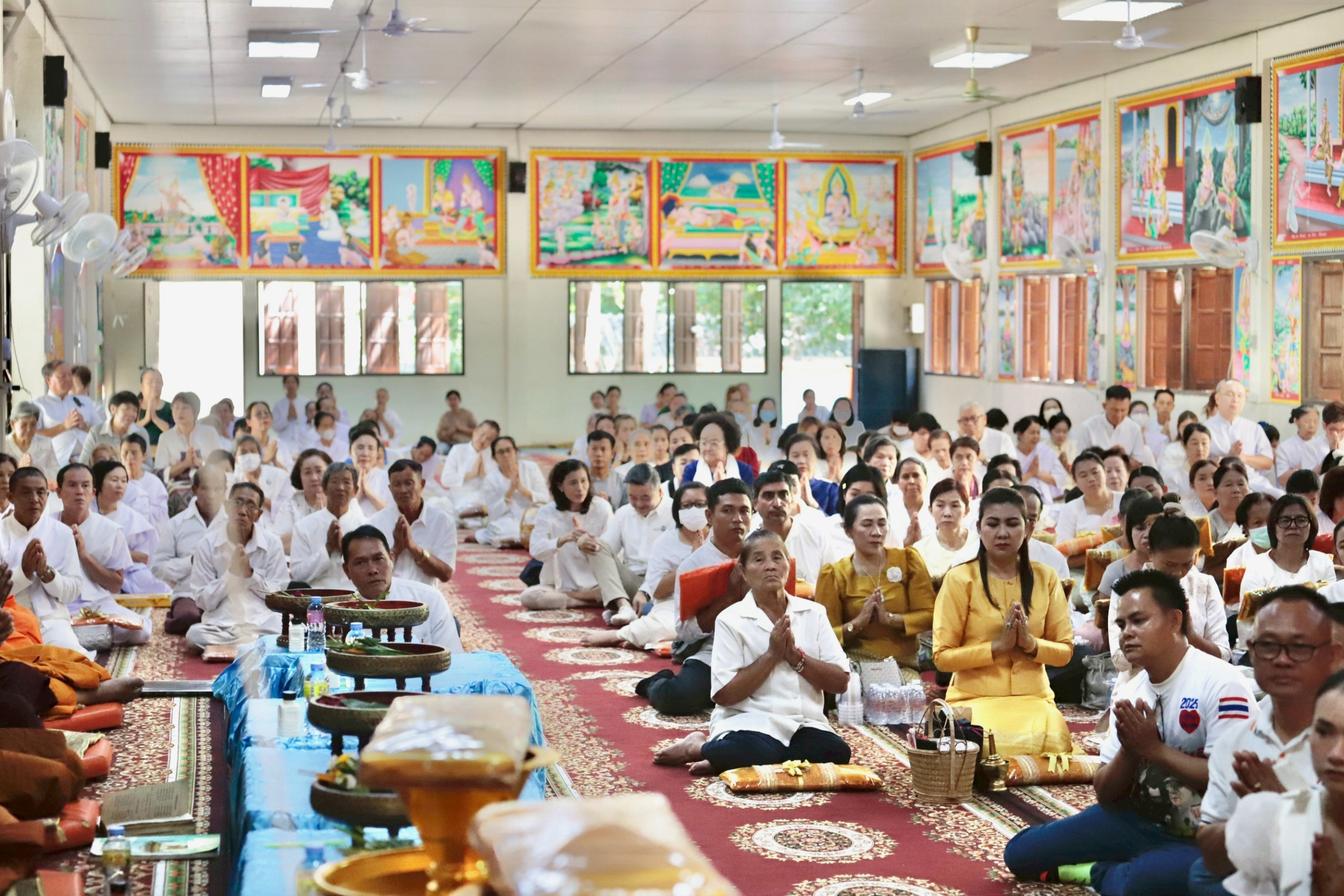 ภาพร่วมพิธีกรรมวัดถ้ำปุ่มถ้ำปลา