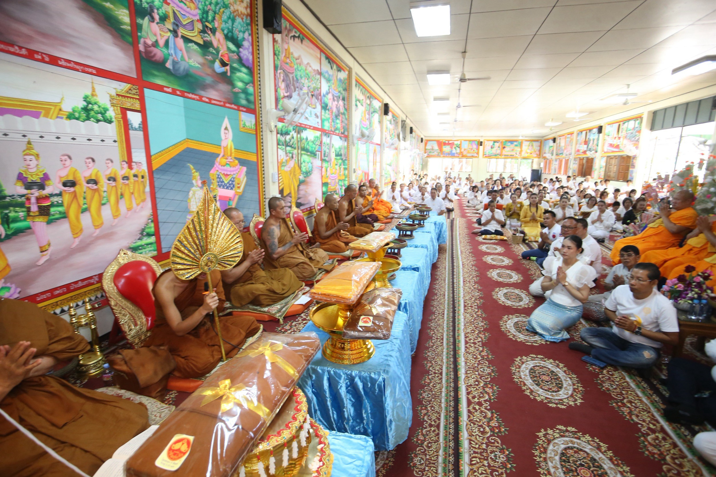 ภาพร่วมพิธีกรรมวัดถ้ำปุ่มถ้ำปลา