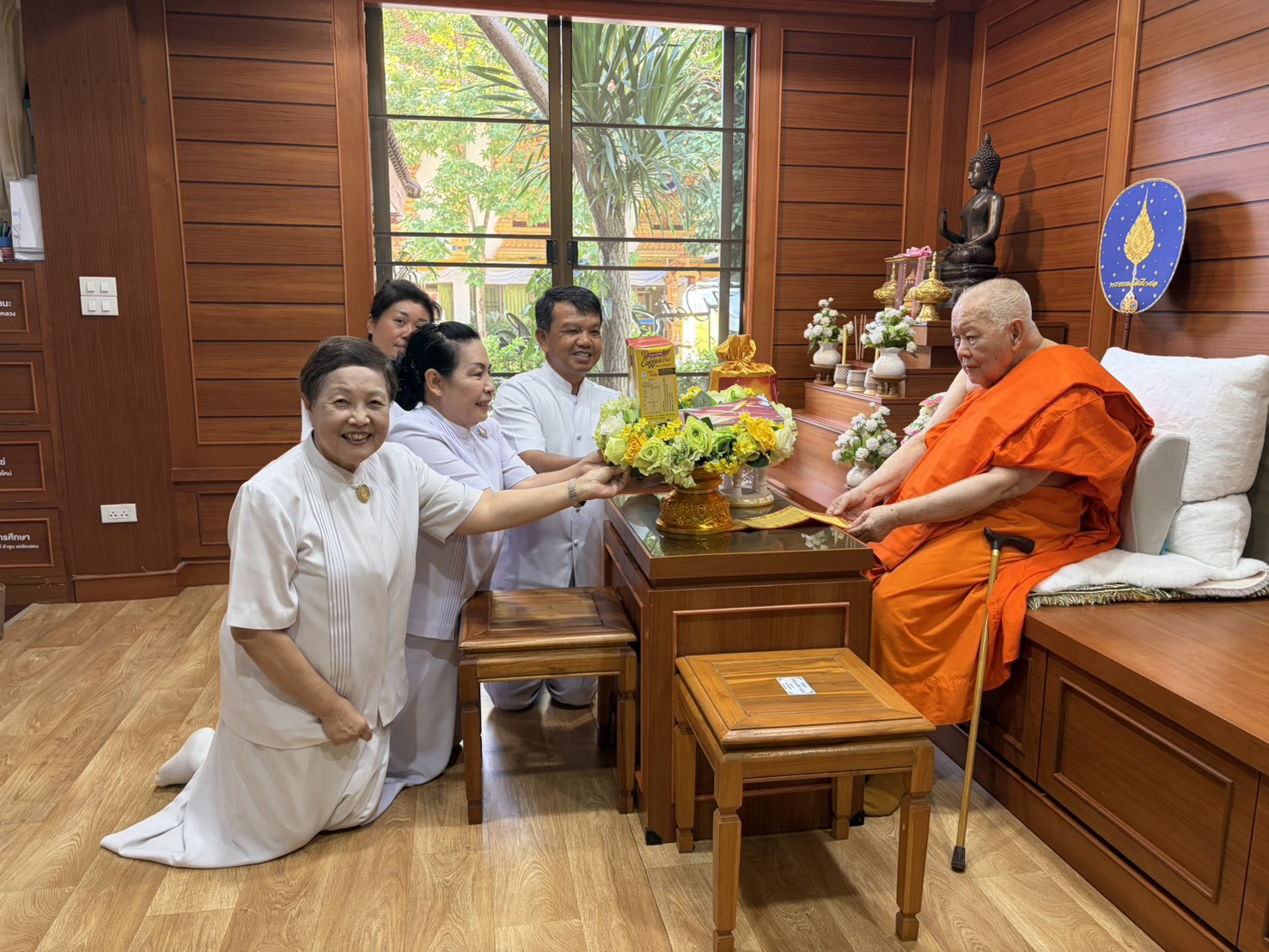 ภาพกล่าวคำถวายกฐินวัดศรีโศดา