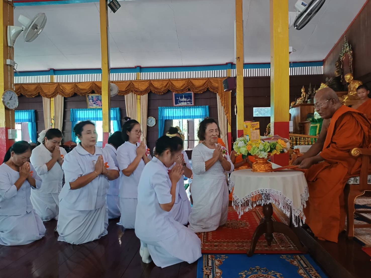 ภาพกล่าวคำถวายกฐินวัดจองคำ