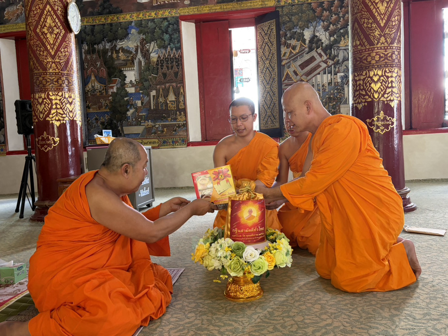 ภาพกล่าวคำถวายกฐินวัดบุญวาทย์วิหาร