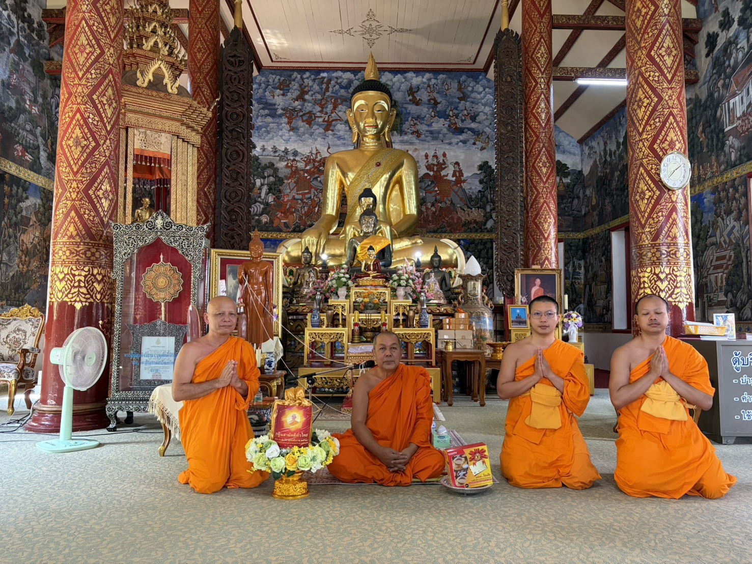 ภาพร่วมพิธีกรรมวัดบุญวาทย์วิหาร