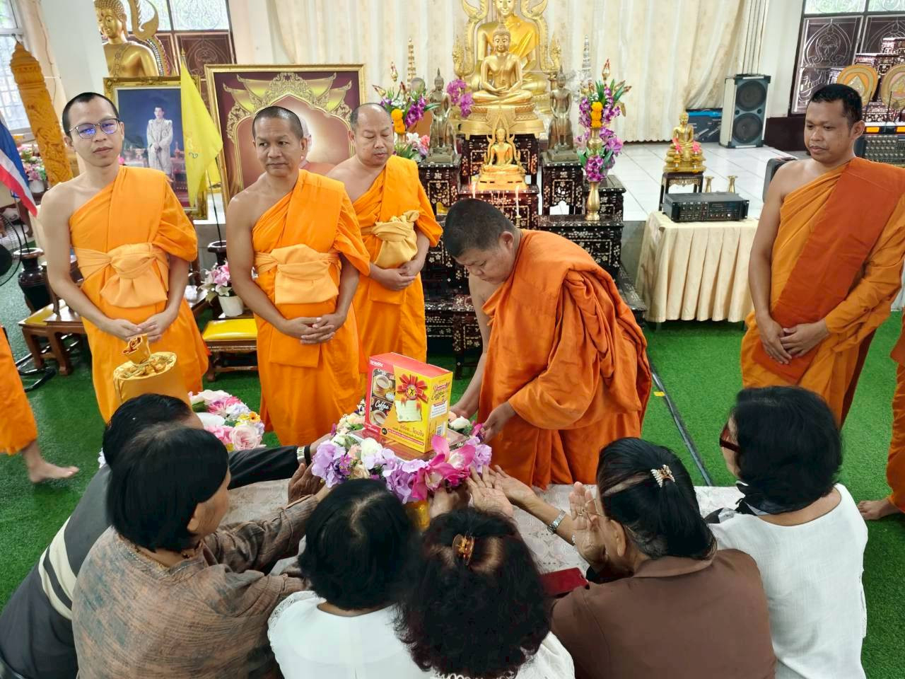 ภาพกล่าวคำถวายกฐินวัดศรีวิหารเจริญ