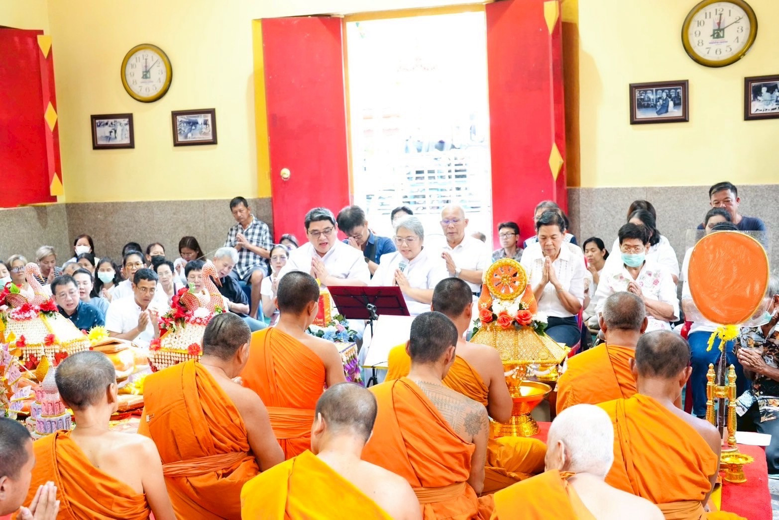 ภาพกล่าวคำถวายกฐินวัดหลวงประชาบูรณะ