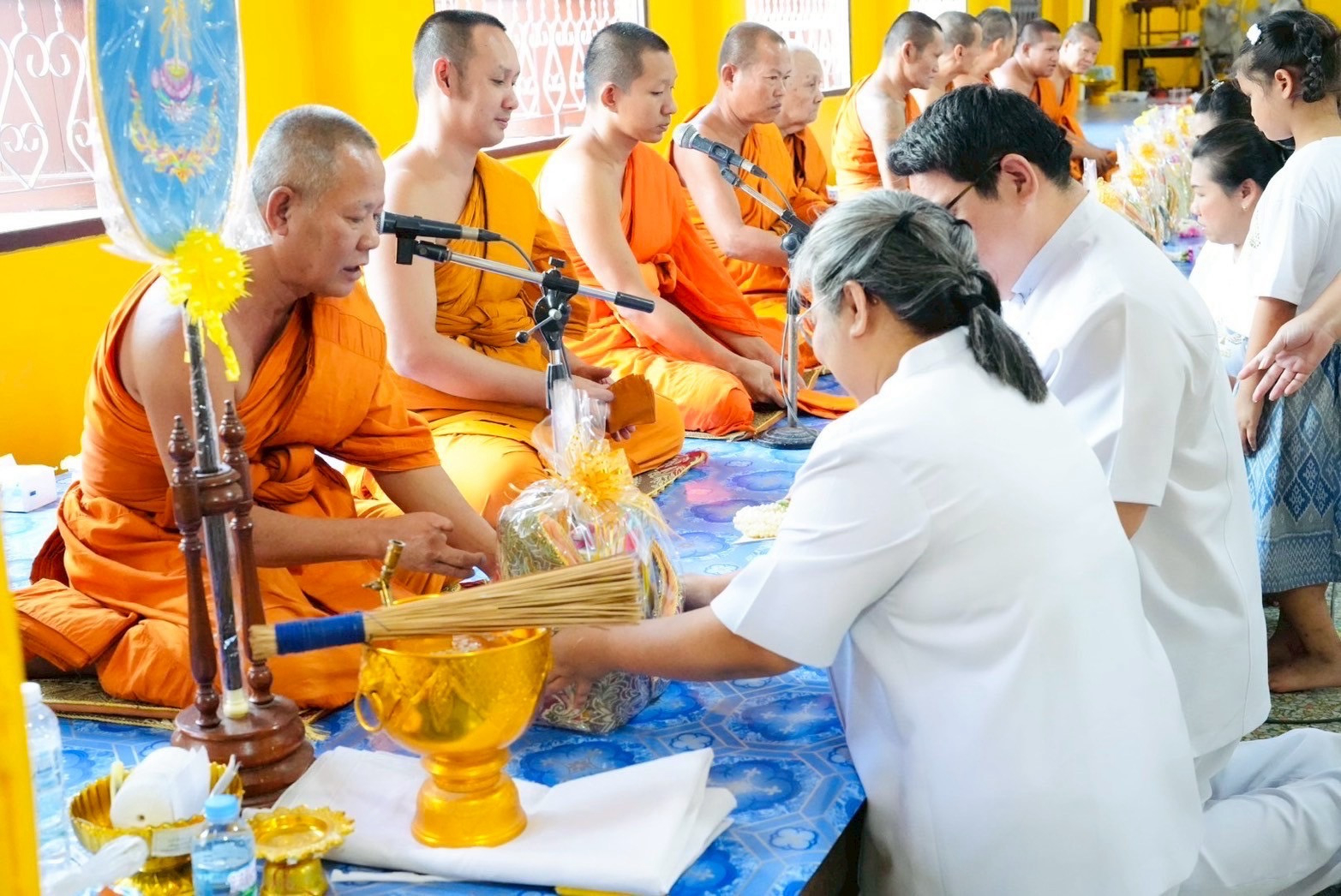 ภาพร่วมพิธีกรรมวัดหลวงประชาบูรณะ