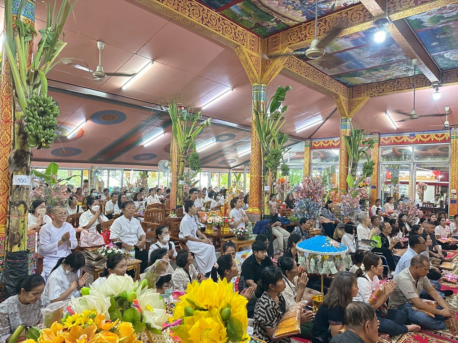 ภาพร่วมพิธีกรรมวัดเขาจำศีล