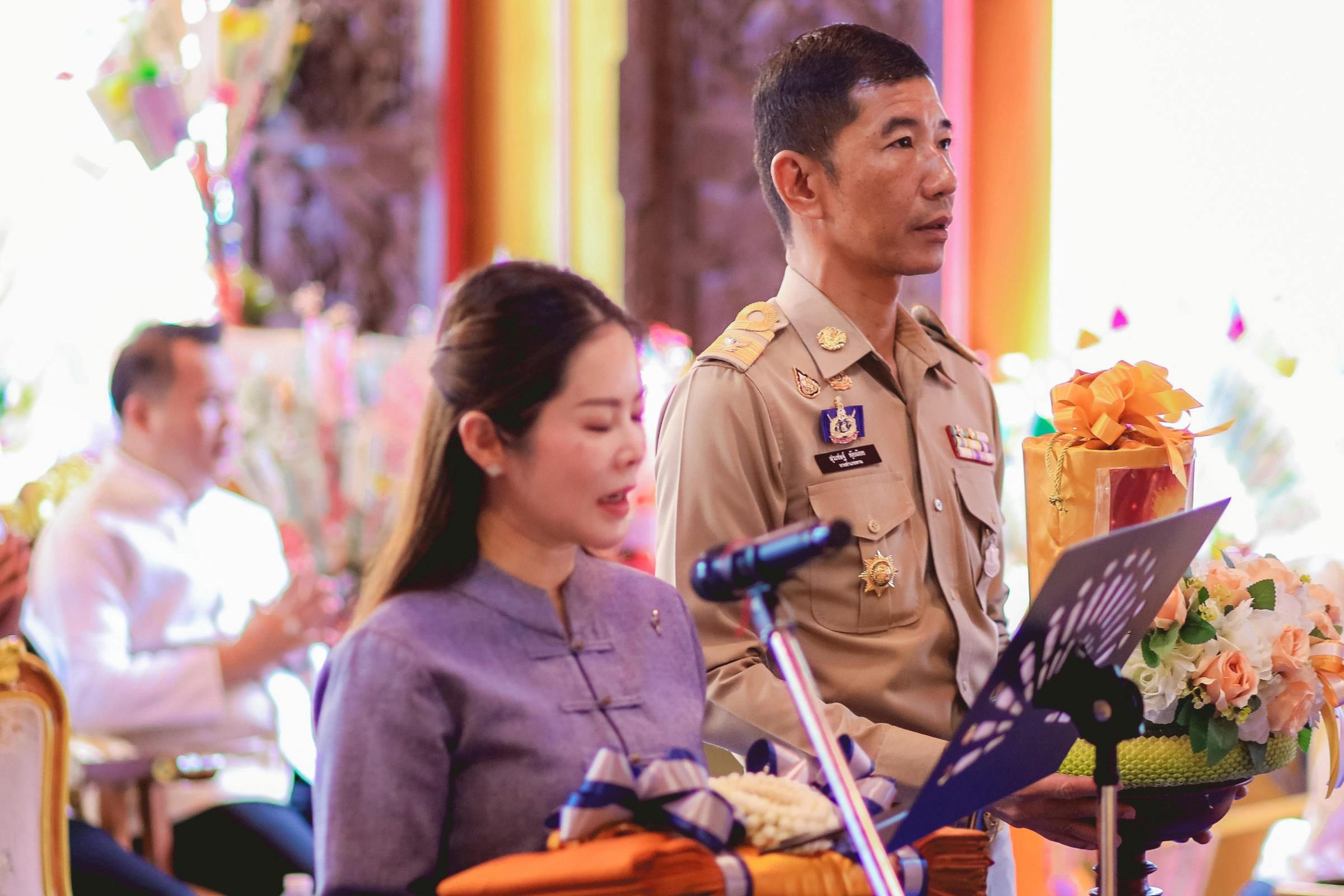 ภาพกล่าวคำถวายกฐินวัดร่องคต