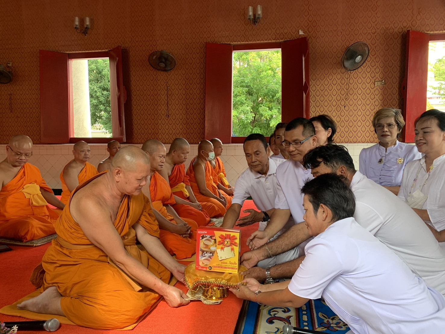 ภาพกล่าวคำถวายกฐินวัดโพธาราม