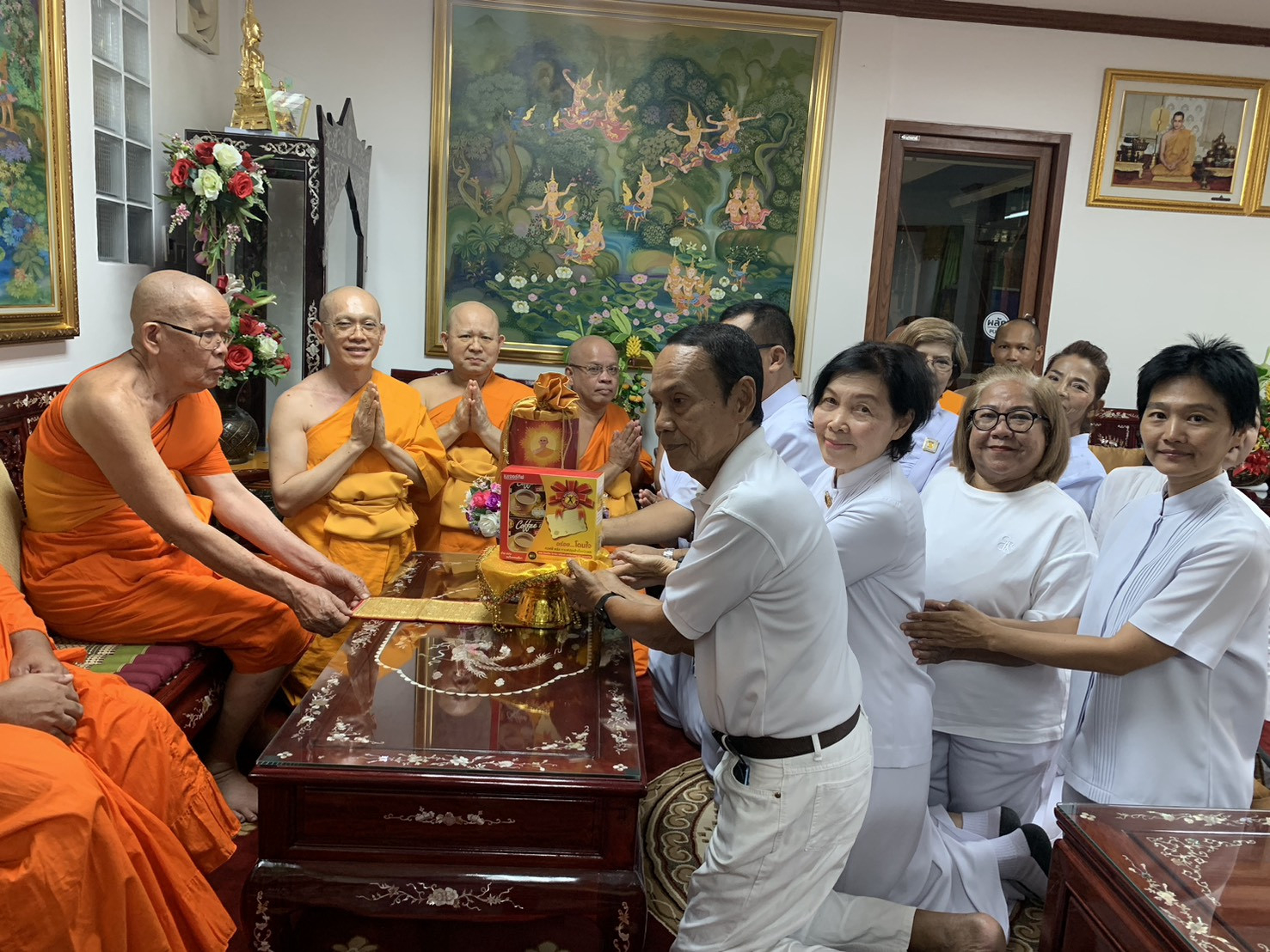 ภาพกล่าวคำถวายกฐินวัดนครสวรรค์ พระอารามหลวง