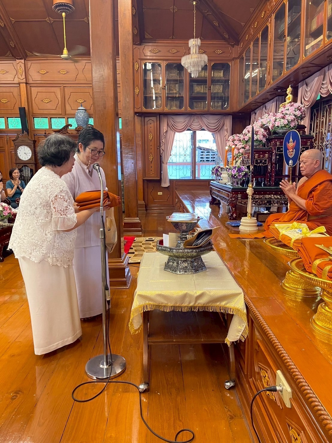 ภาพกล่าวคำถวายกฐินวัดสวนพลู