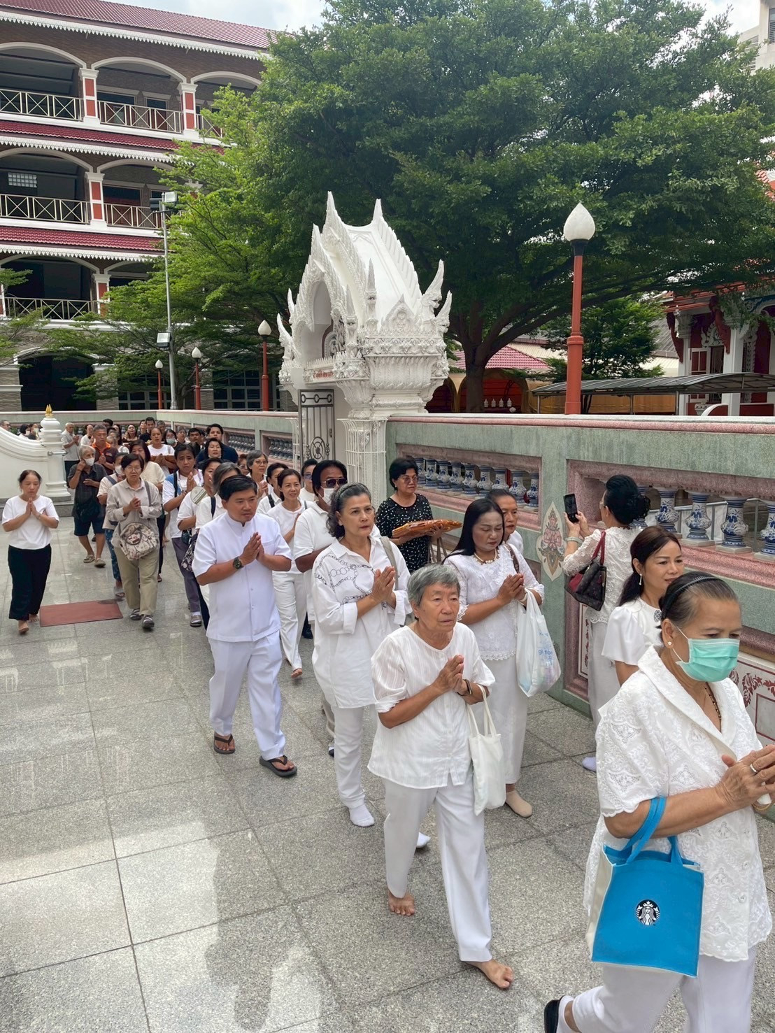 ภาพร่วมพิธีกรรมวัดสวนพลู