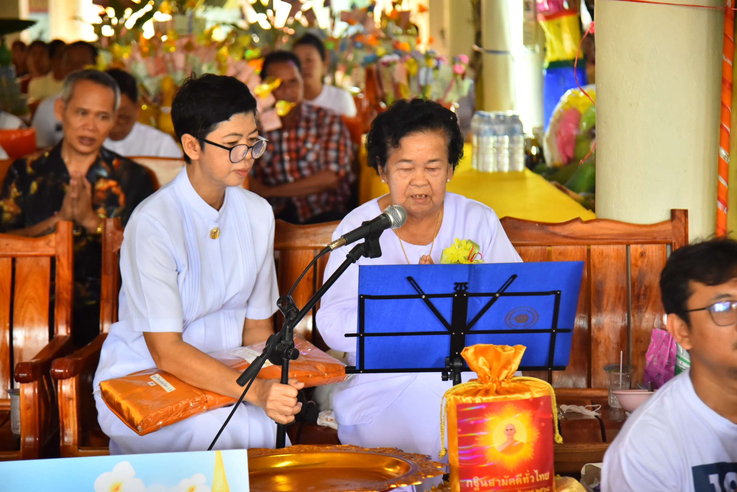 ภาพกล่าวคำถวายกฐินวัดมหาโพธิ