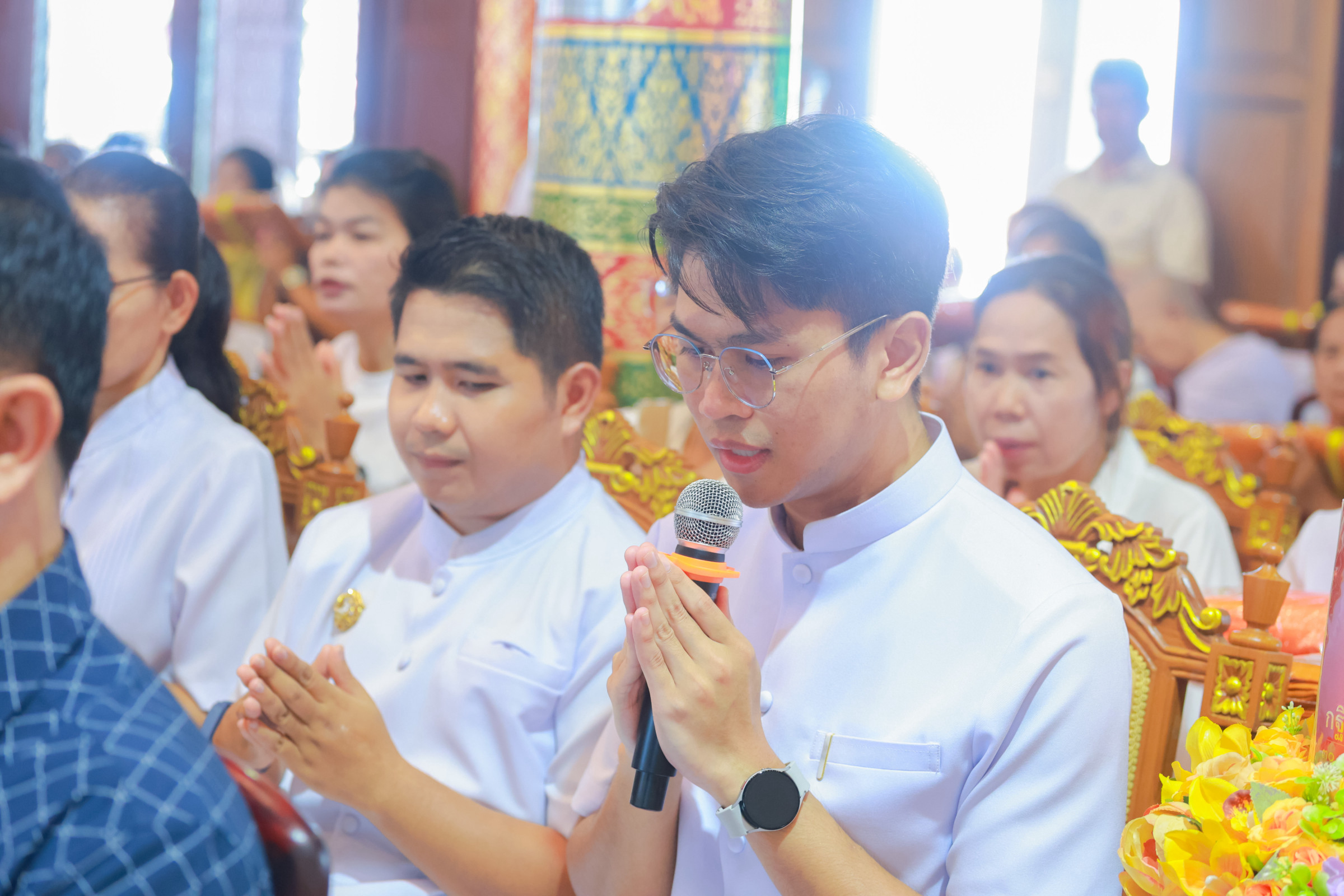 ภาพร่วมพิธีกรรมวัดบางโฉลงใน