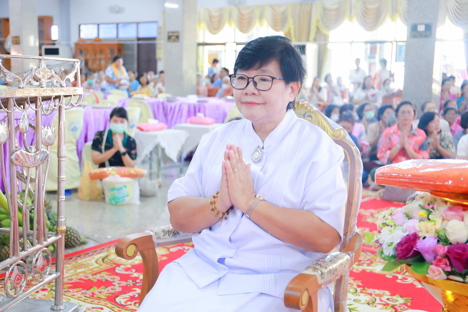 ภาพร่วมพิธีกรรมวัดบัวโรย