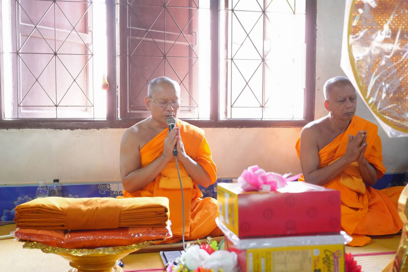 ภาพกล่าวคำถวายกฐินสำนักสงฆ์ภูเงินเทพนิมิต