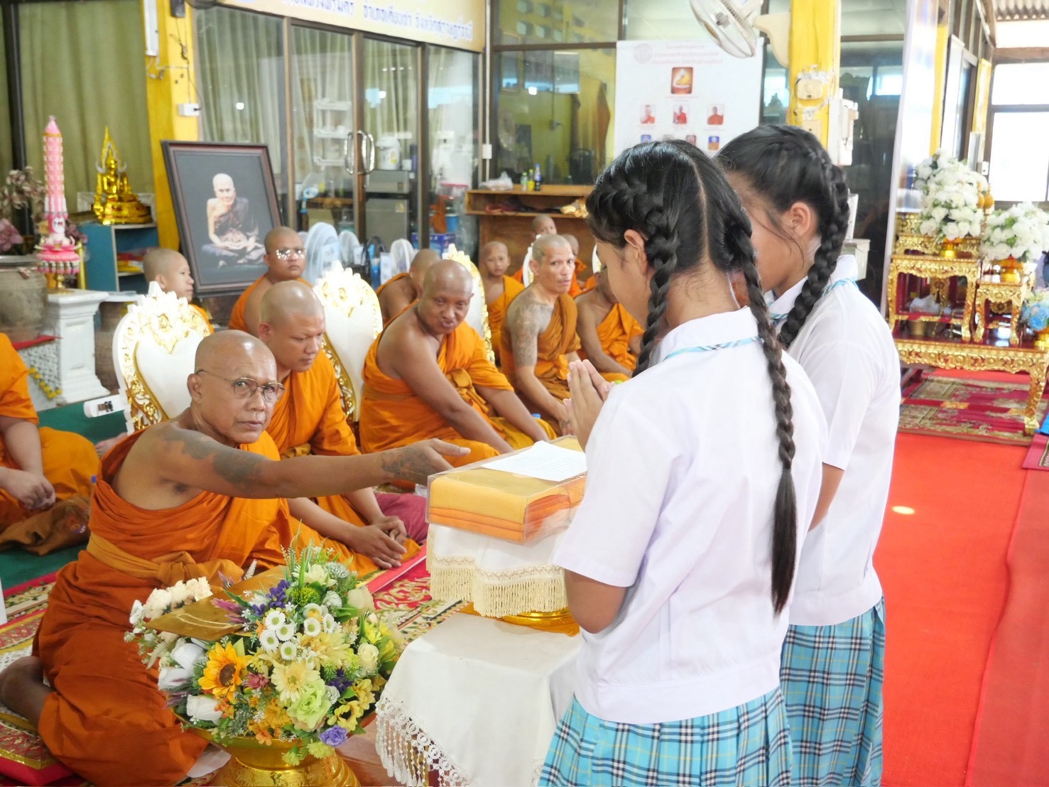 ภาพร่วมพิธีกรรมวัดควนสามัคคี
