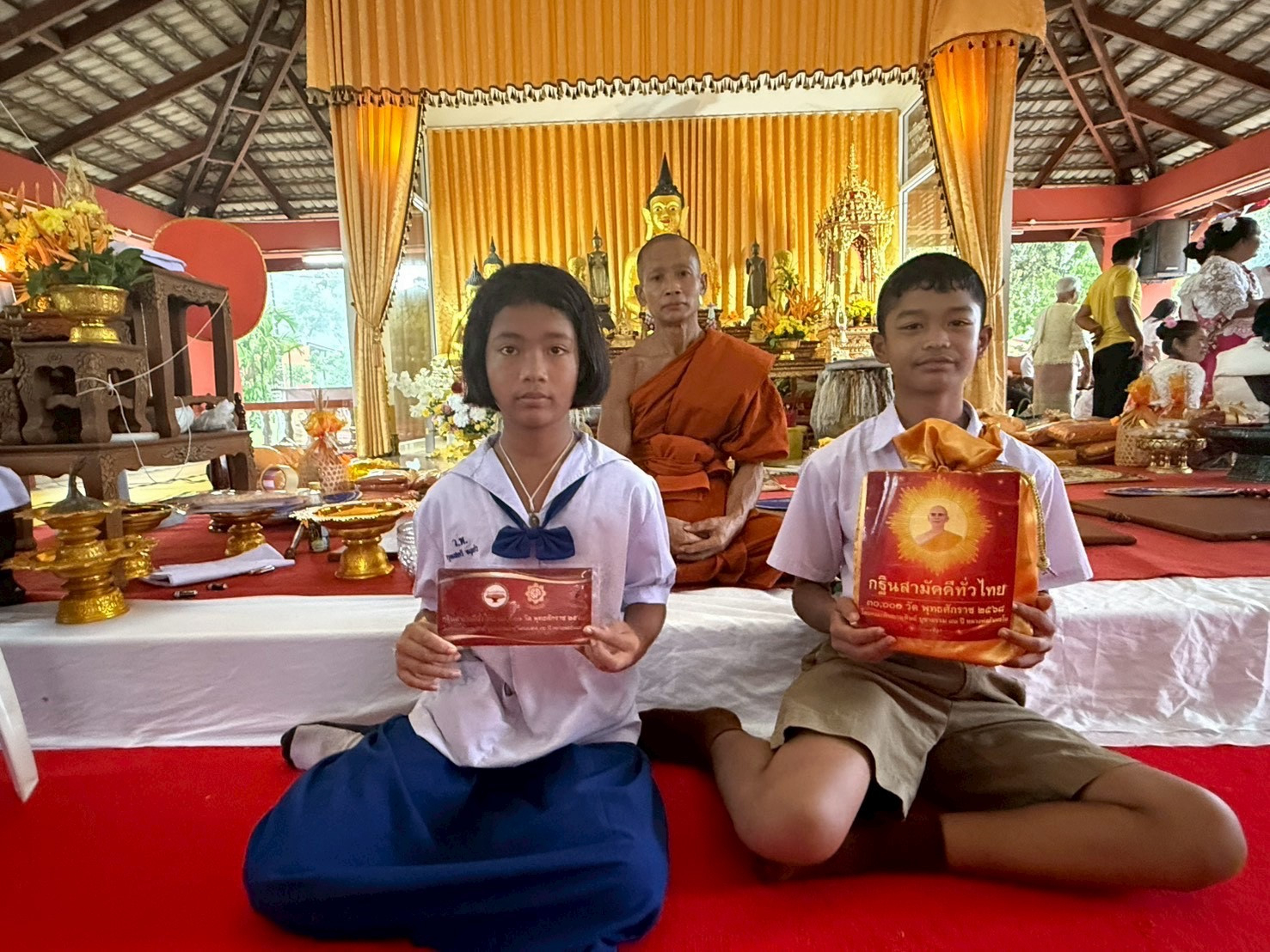 ภาพร่วมพิธีกรรมวัดบ้านไร่