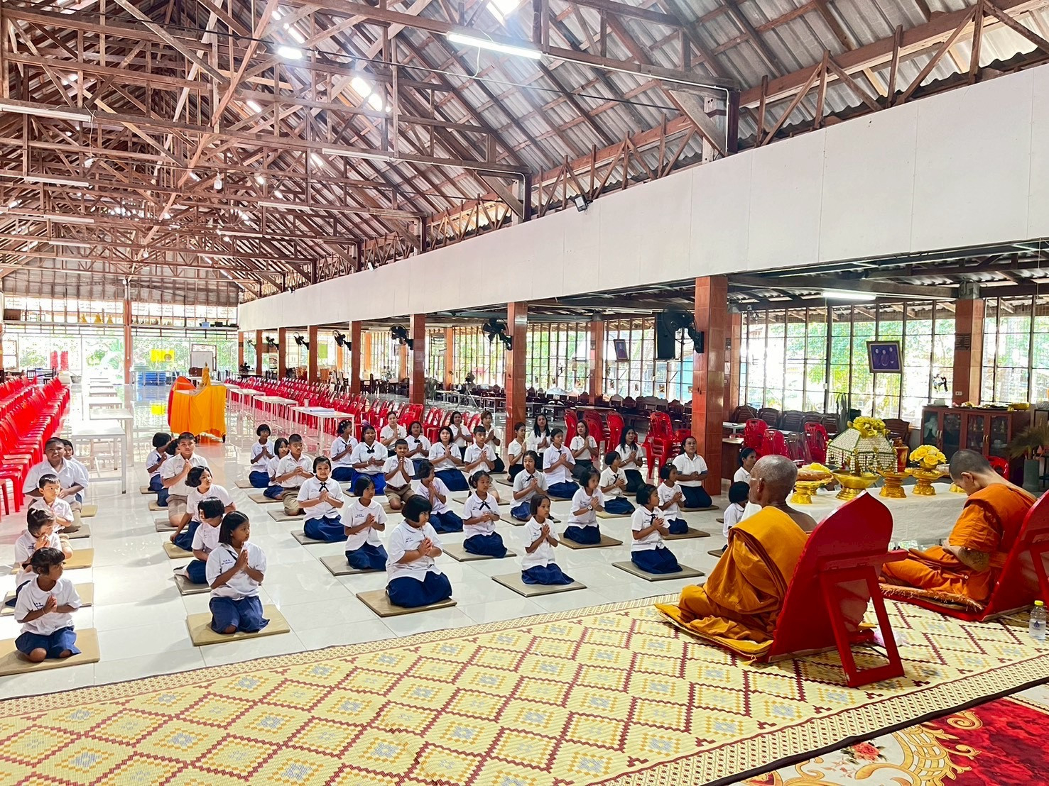 ภาพกล่าวคำถวายกฐินสำนักสงฆ์วิมุติวนาศรม บ้านเหนือ