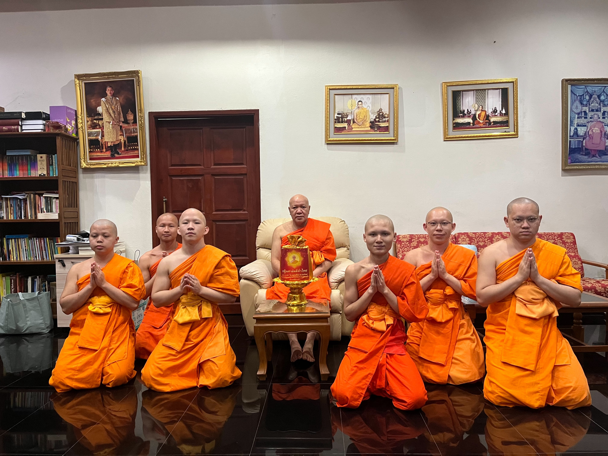 ภาพกล่าวคำถวายกฐินวัดสวนดอก