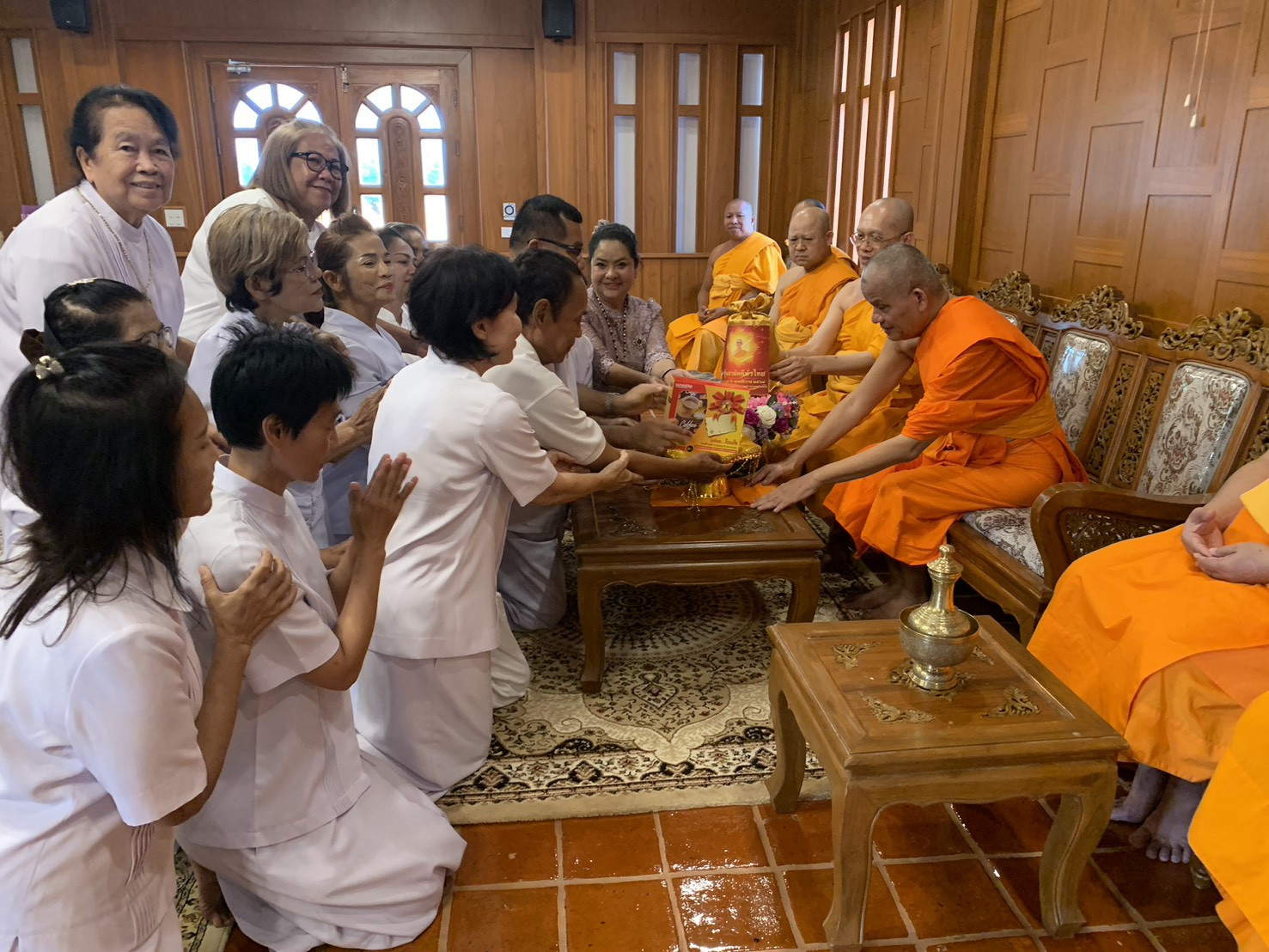 ภาพกล่าวคำถวายกฐินวัดวรนาถบรรพต