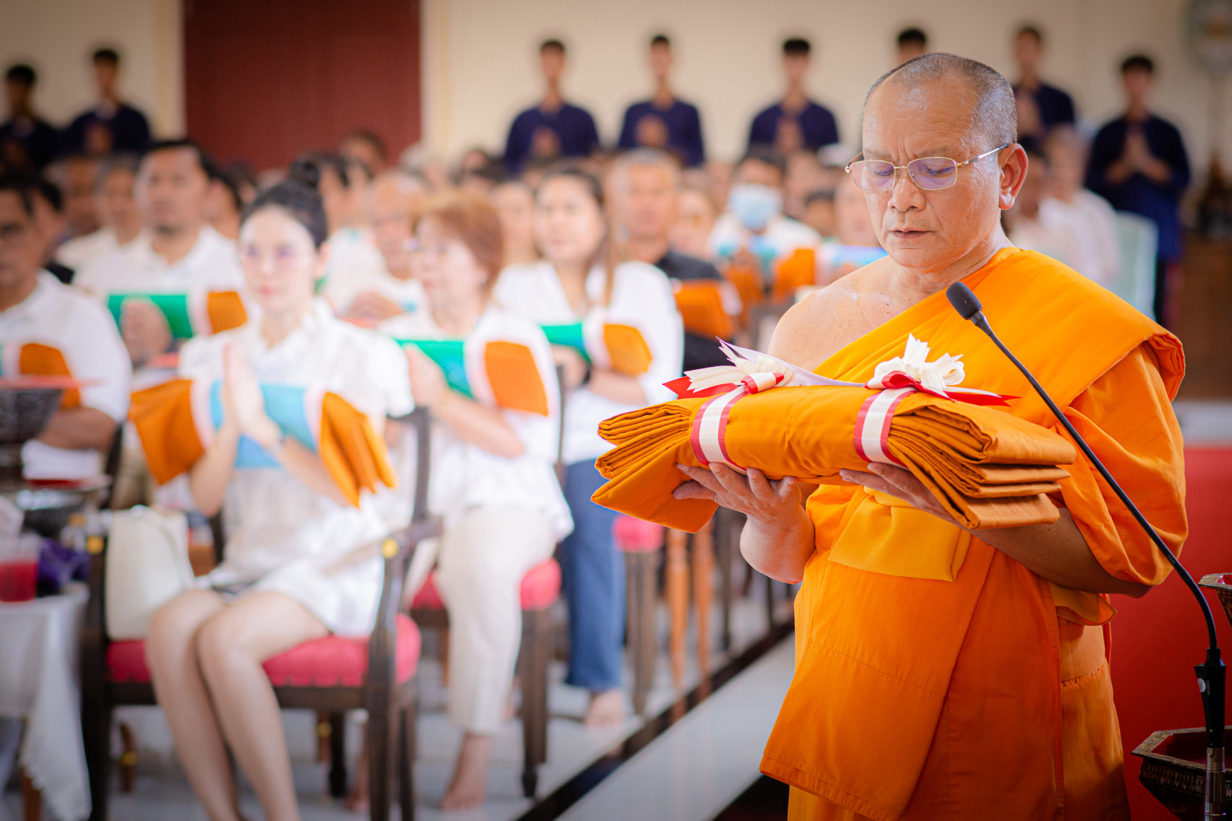 ภาพกล่าวคำถวายกฐินวัดศรีพรเพ็ญมาตยาราม