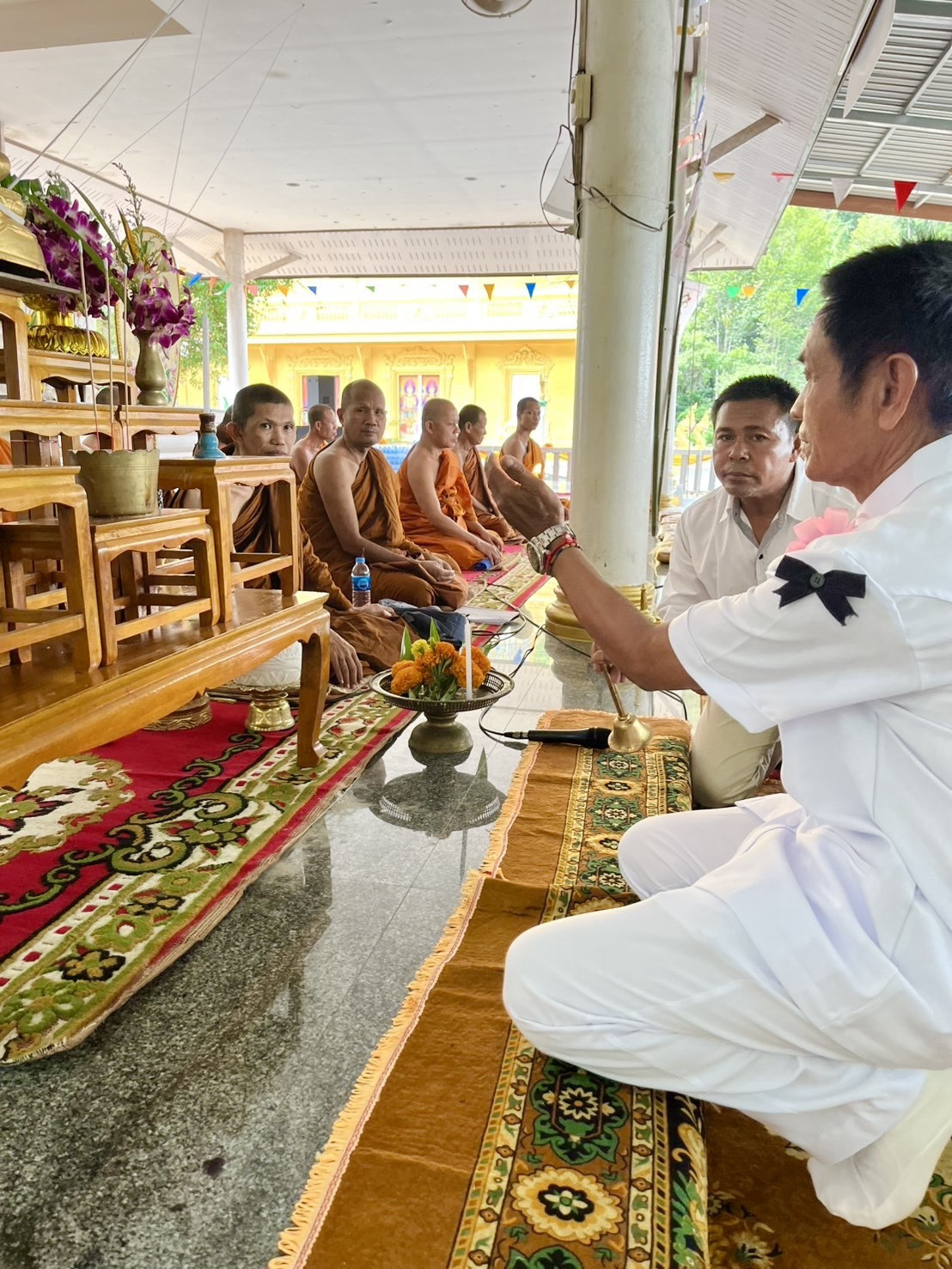 ภาพร่วมพิธีกรรมวัดถ้ำหอมธรรมาราม