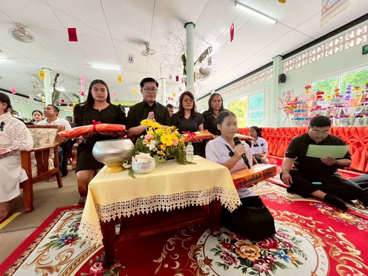 ภาพกล่าวคำถวายกฐินวัดอินทภูมิ