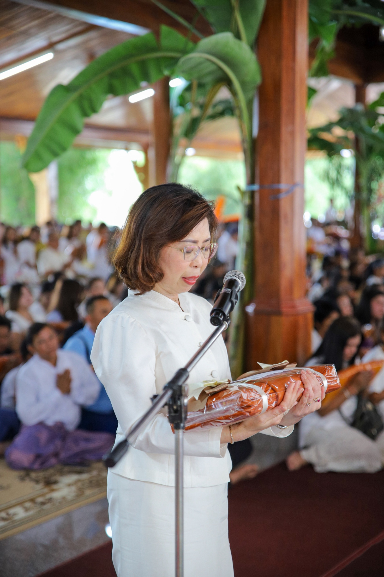 ภาพกล่าวคำถวายกฐินวัดสมหวัง