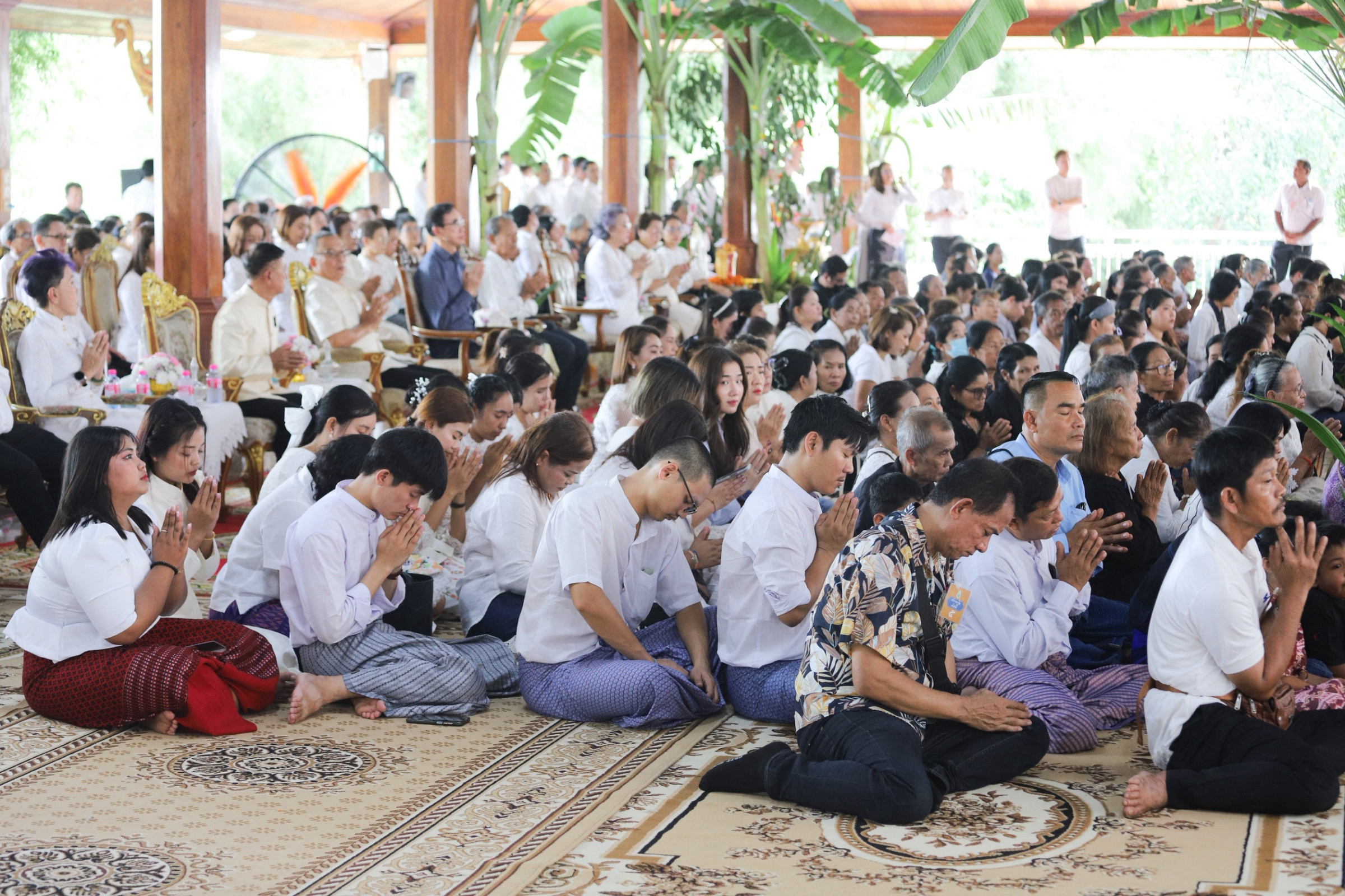 ภาพร่วมพิธีกรรมวัดสมหวัง