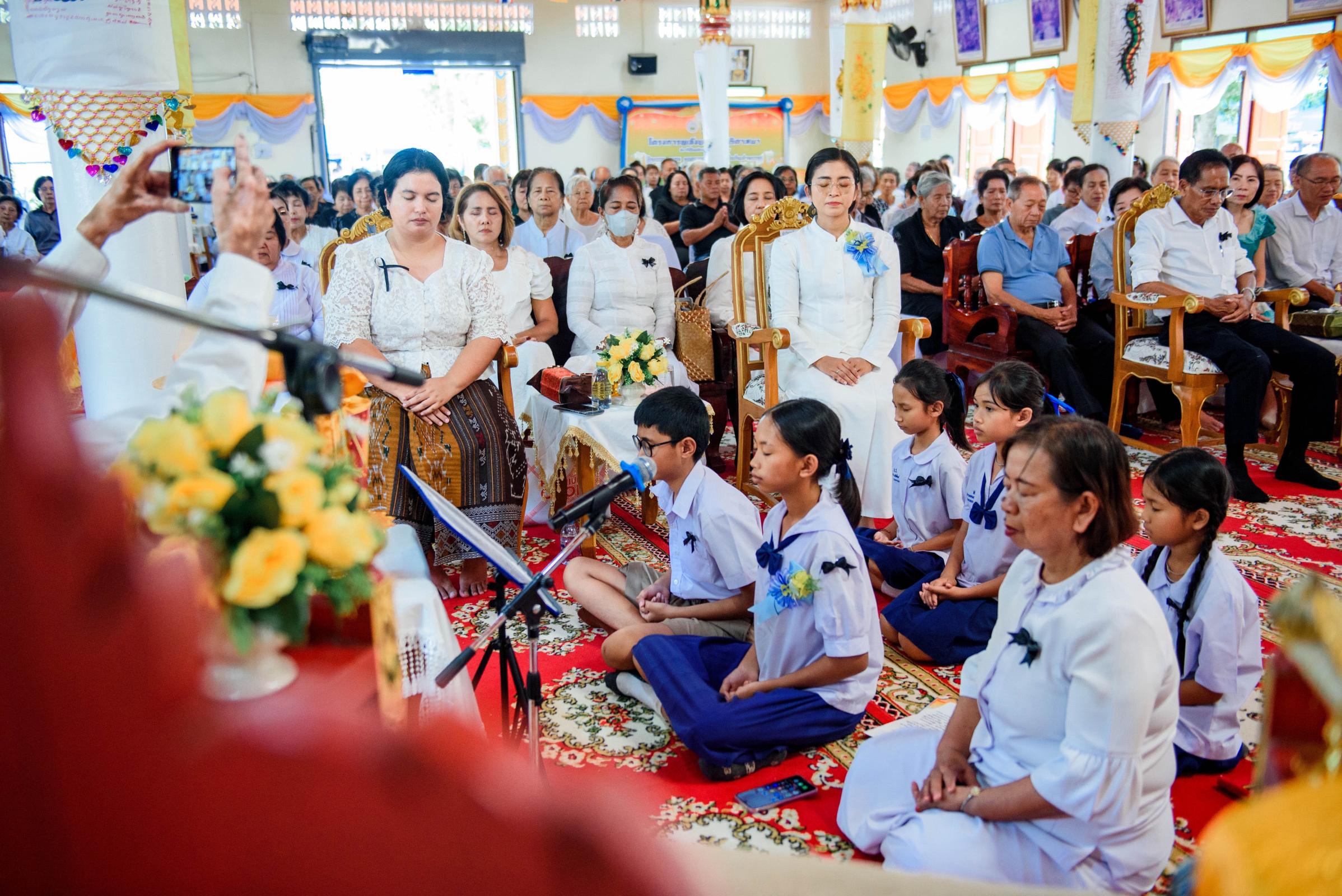 ภาพร่วมพิธีกรรมวัดอรัญวาสิการาม