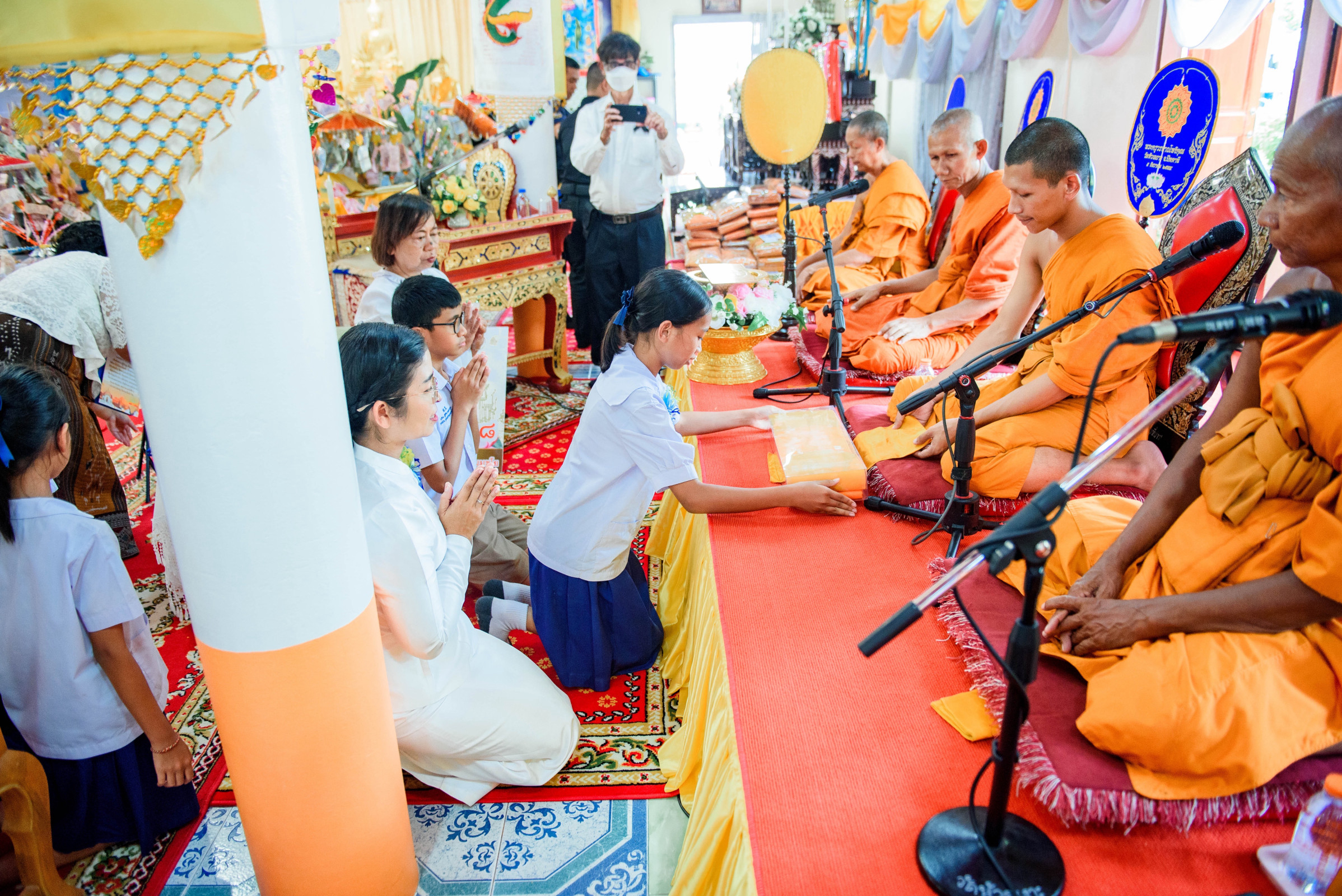 ภาพร่วมพิธีกรรมวัดอรัญวาสิการาม