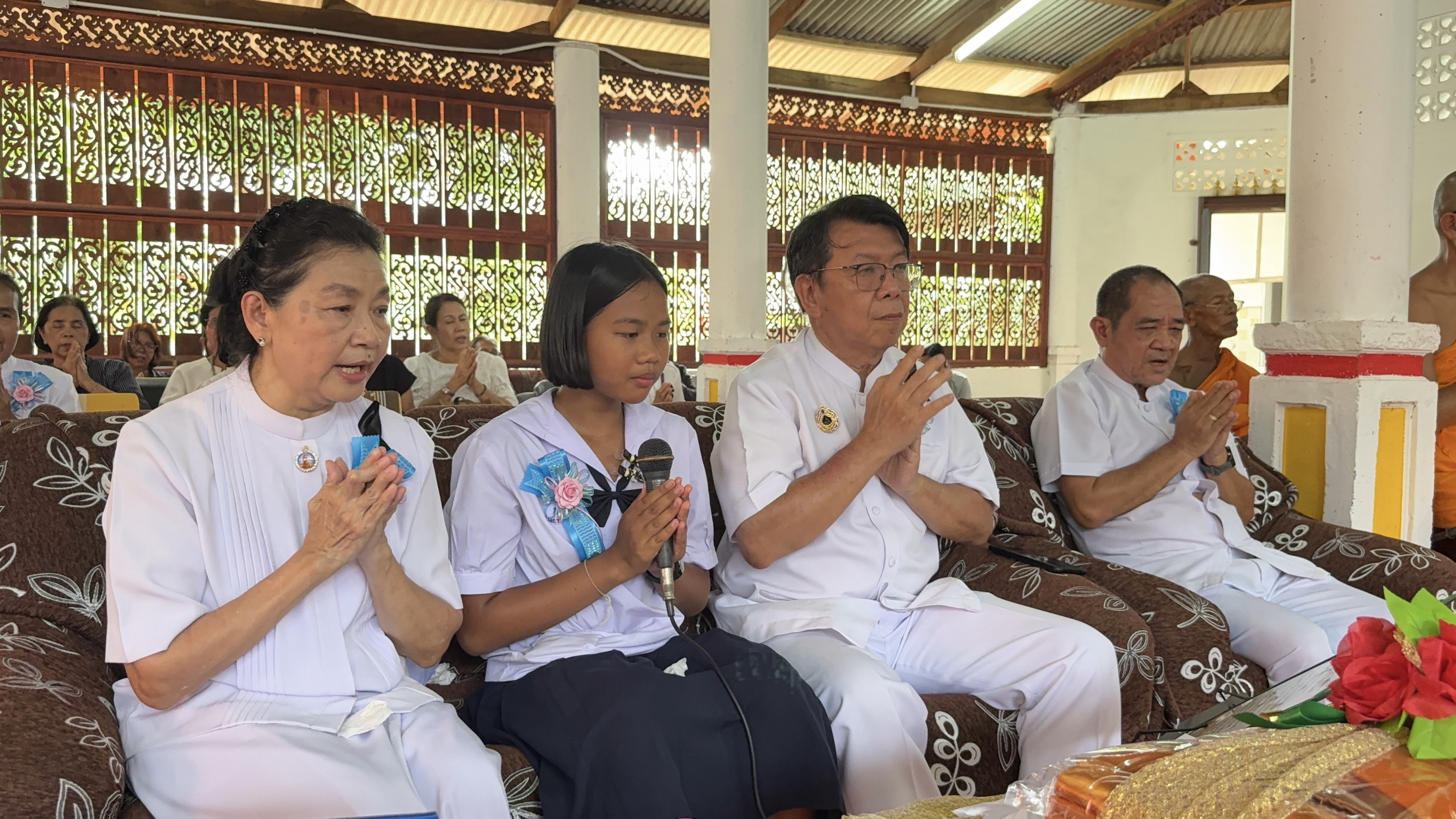 ภาพกล่าวคำถวายกฐินวัดดิษฐาวาส