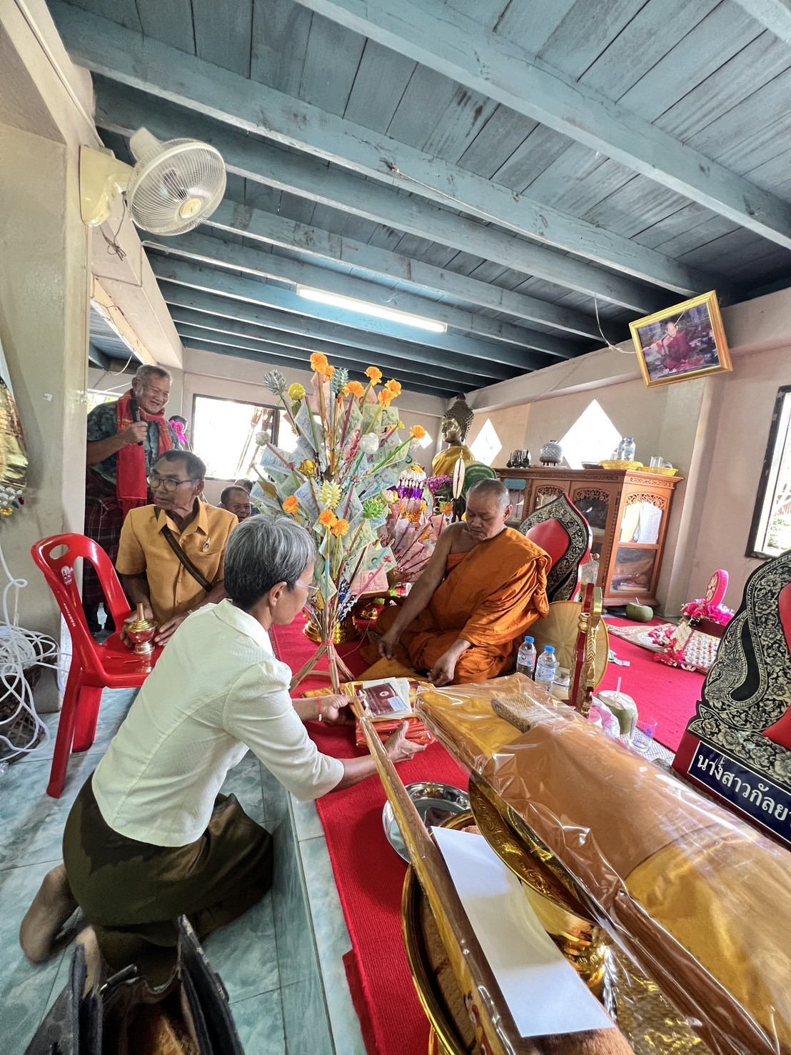 ภาพกล่าวคำถวายกฐินวัดหนองบัว