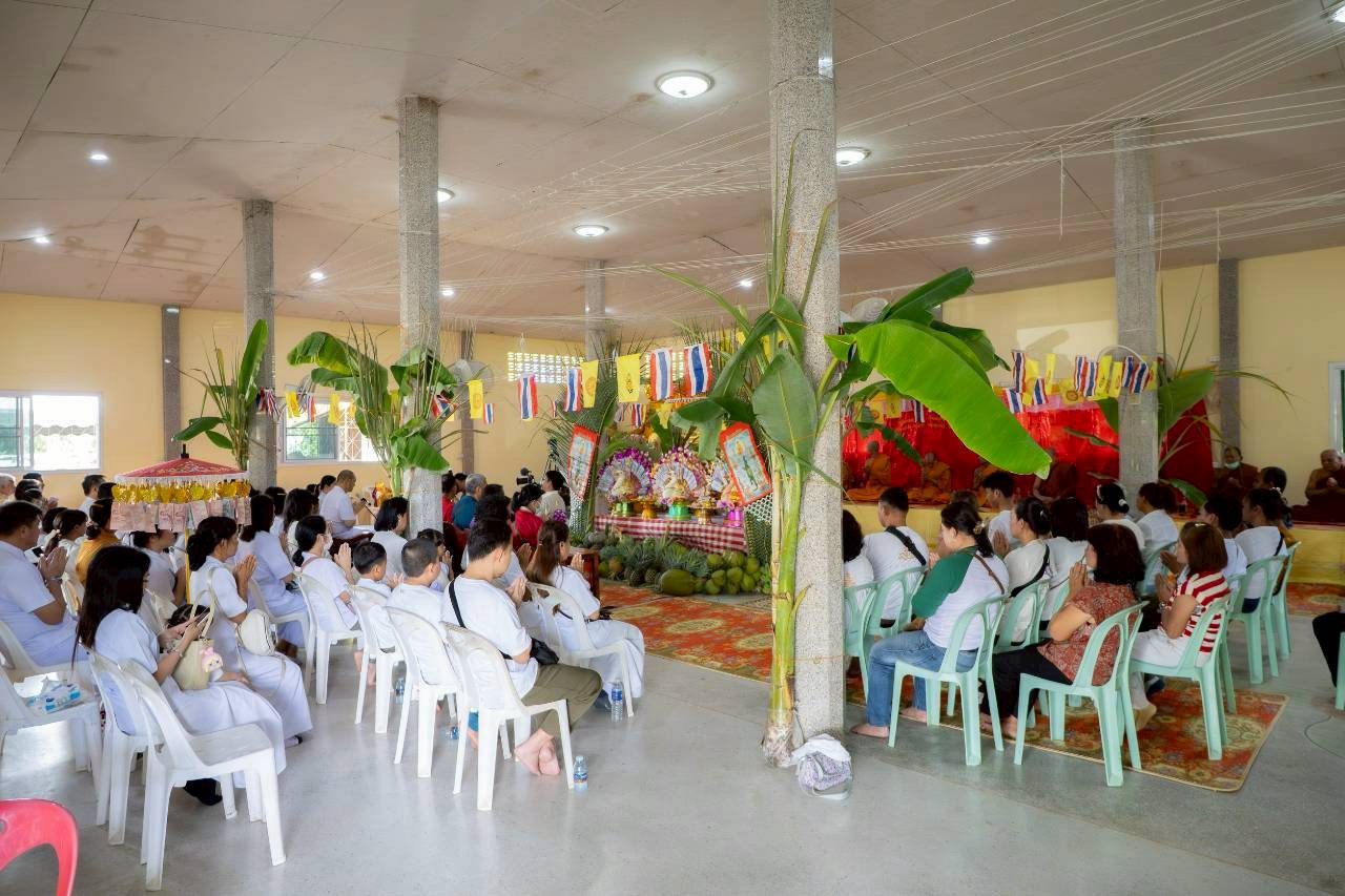 ภาพร่วมพิธีกรรมวัดร่มโพธิ์ทองสันติสุข