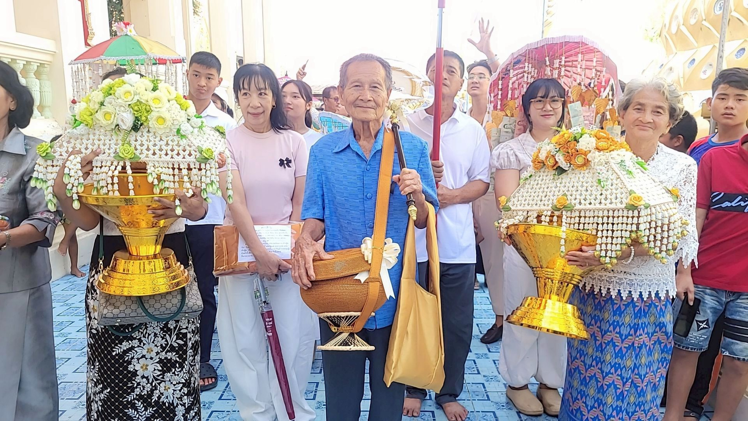 ภาพร่วมพิธีกรรมวัดโคกท่าเจริญ