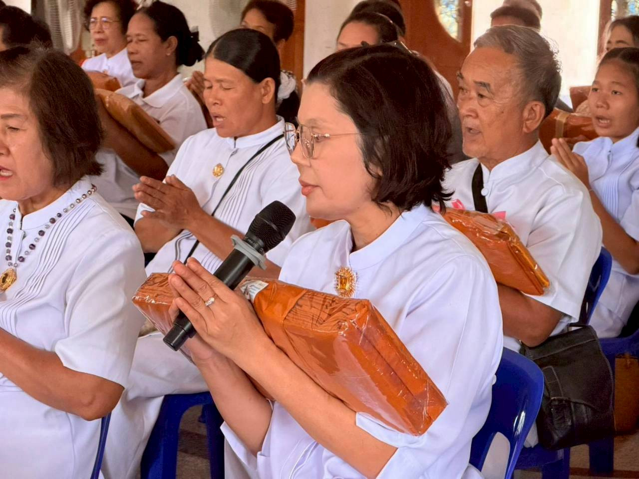 ภาพกล่าวคำถวายกฐินวัดอุดมสุวรรณ